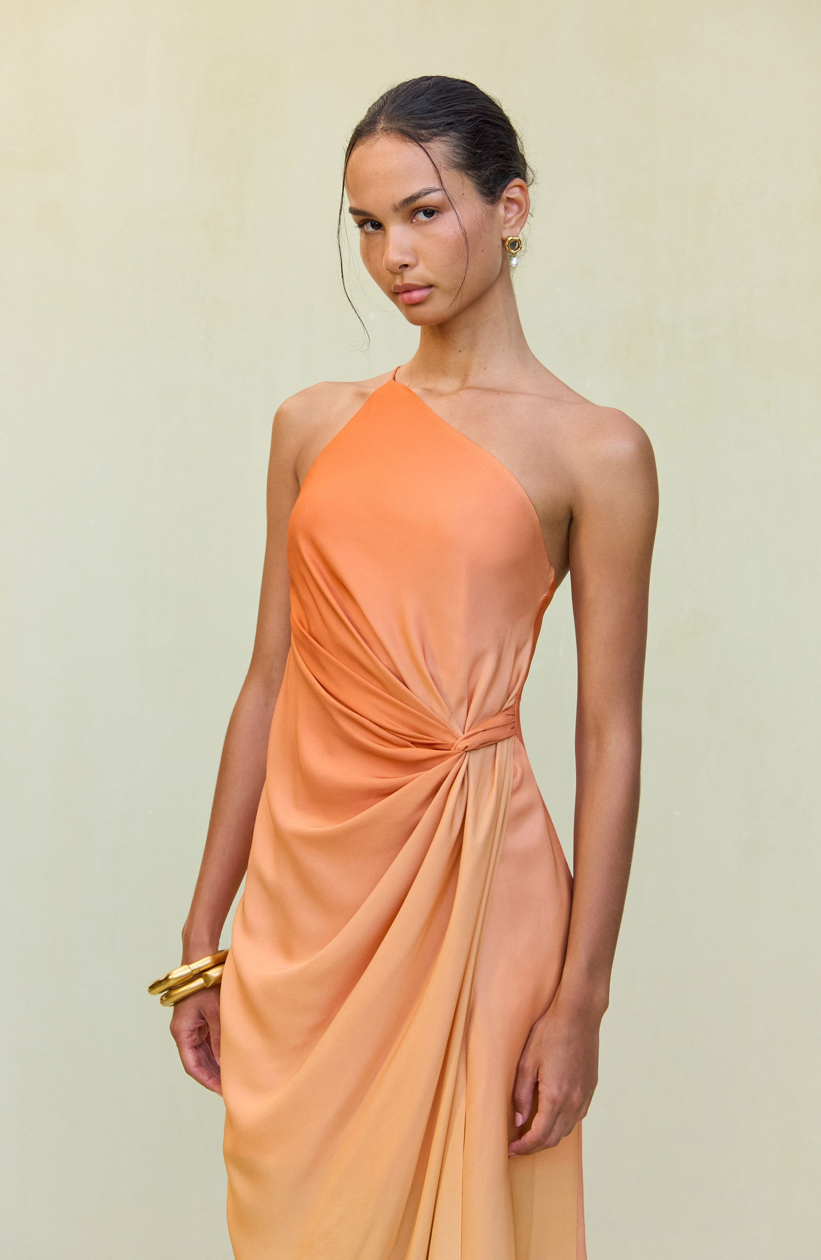 Cult Gaia Valerie One-Shoulder Maxi Dress in Ombre at Nordstrom - 4