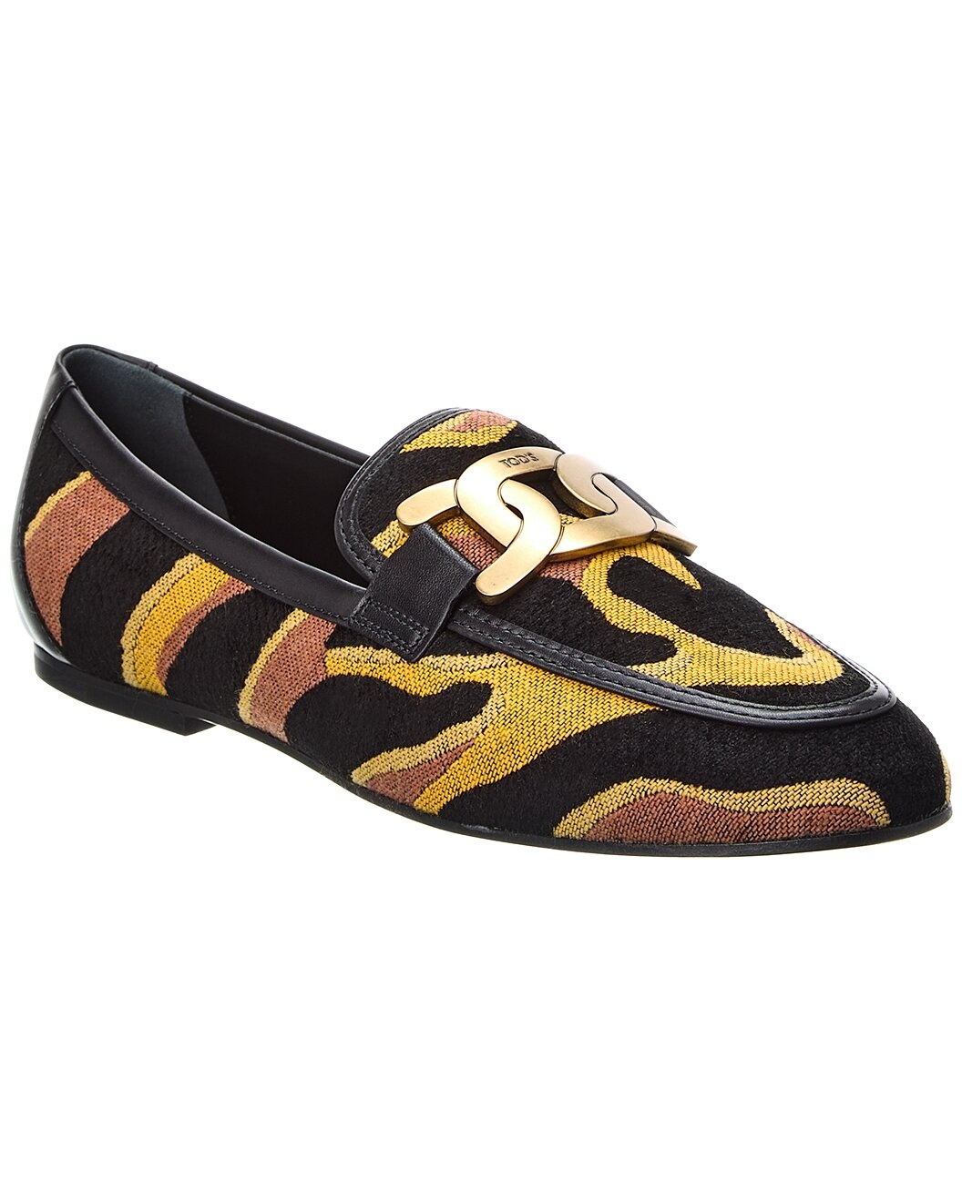 TOD’s Kate Canvas & Leather Loafer - 1