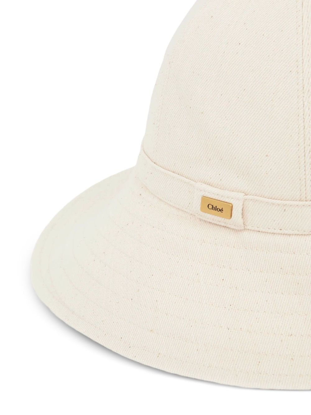 logo-plaque sun hat - 2