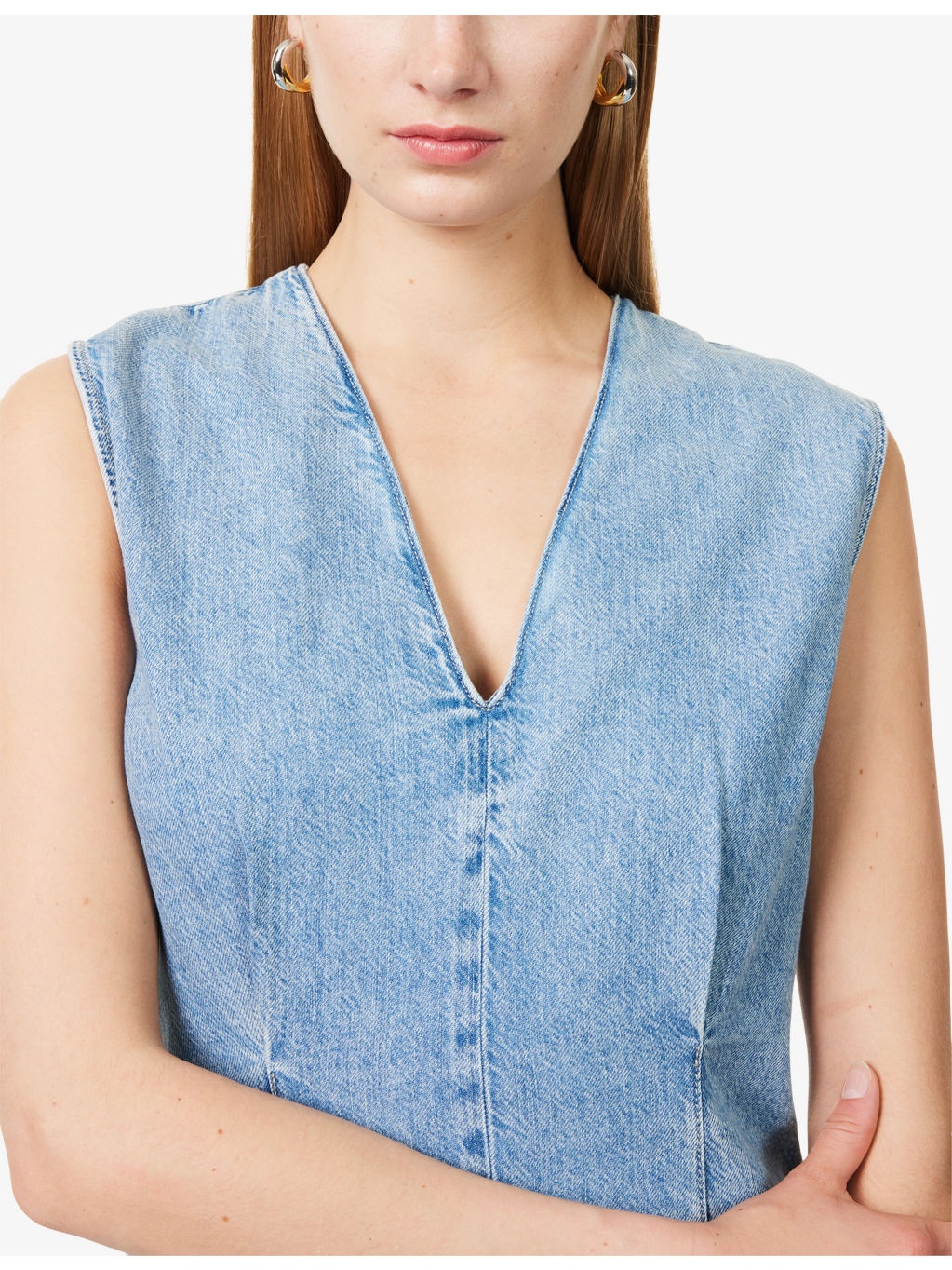Ava Ultra Featherweight Cotton-Blend Top - 5