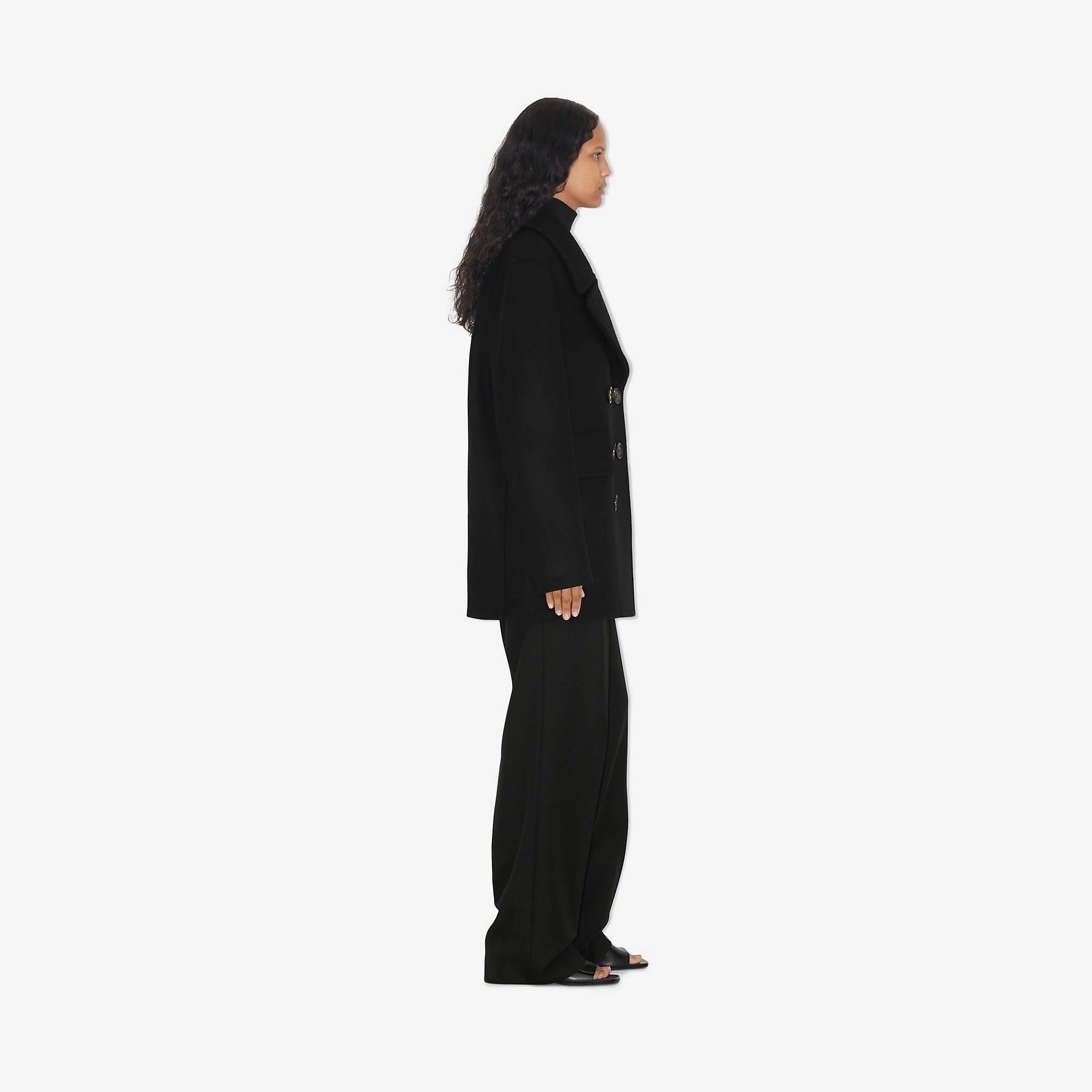 Wool Pea Coat - 3
