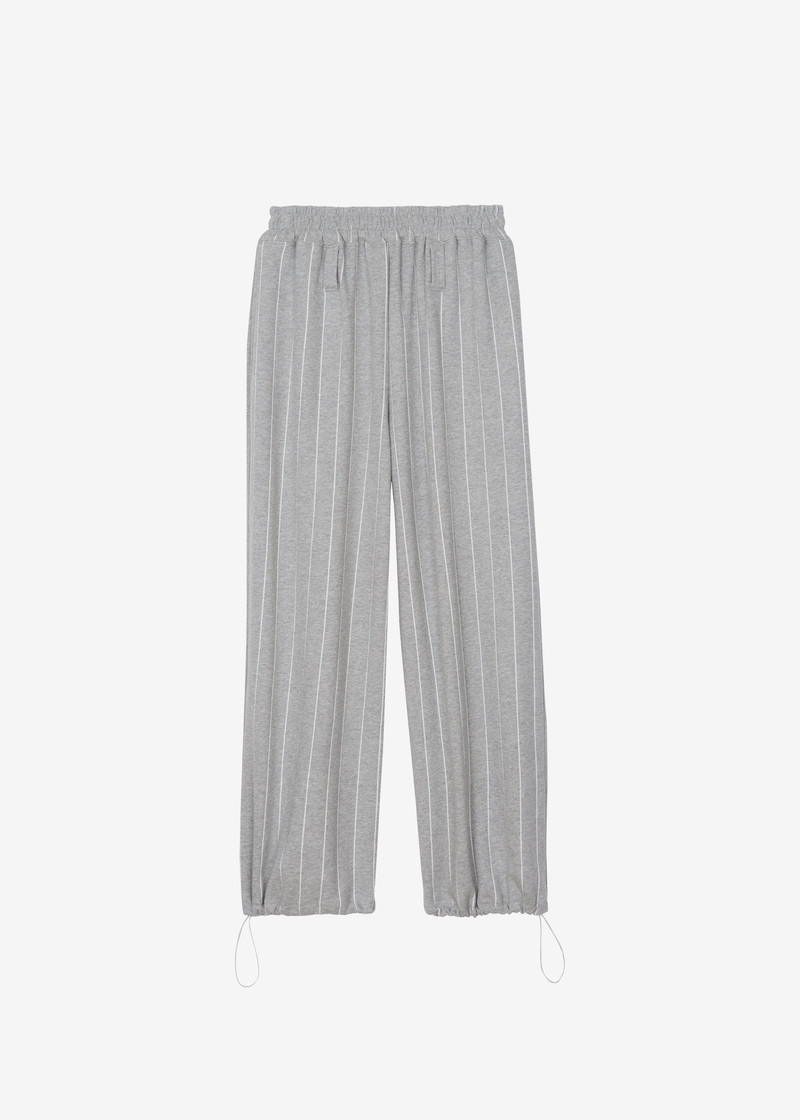 Gisby Striped Joggers - Grey 1