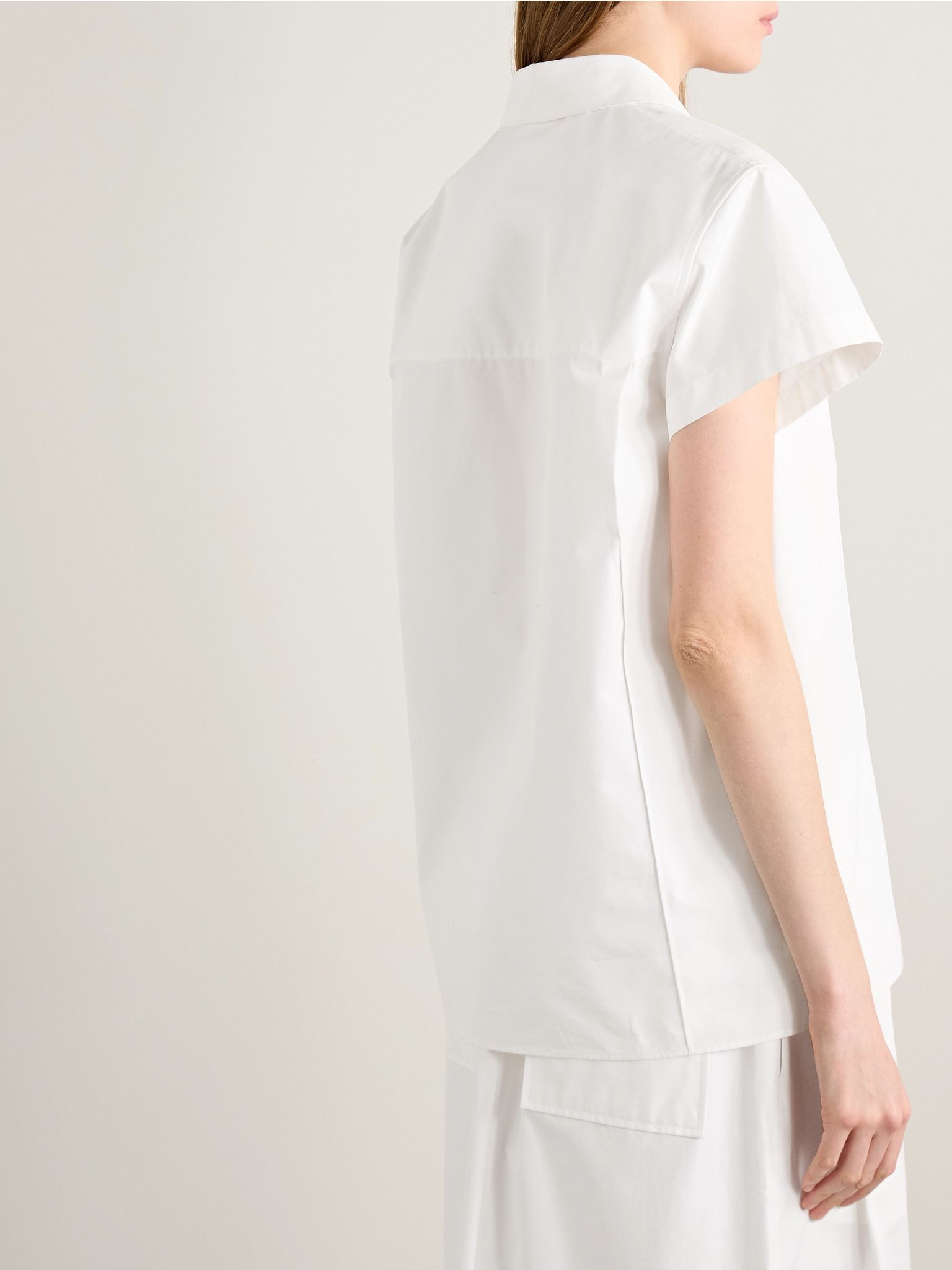 Keefe cotton-poplin shirt White - 3