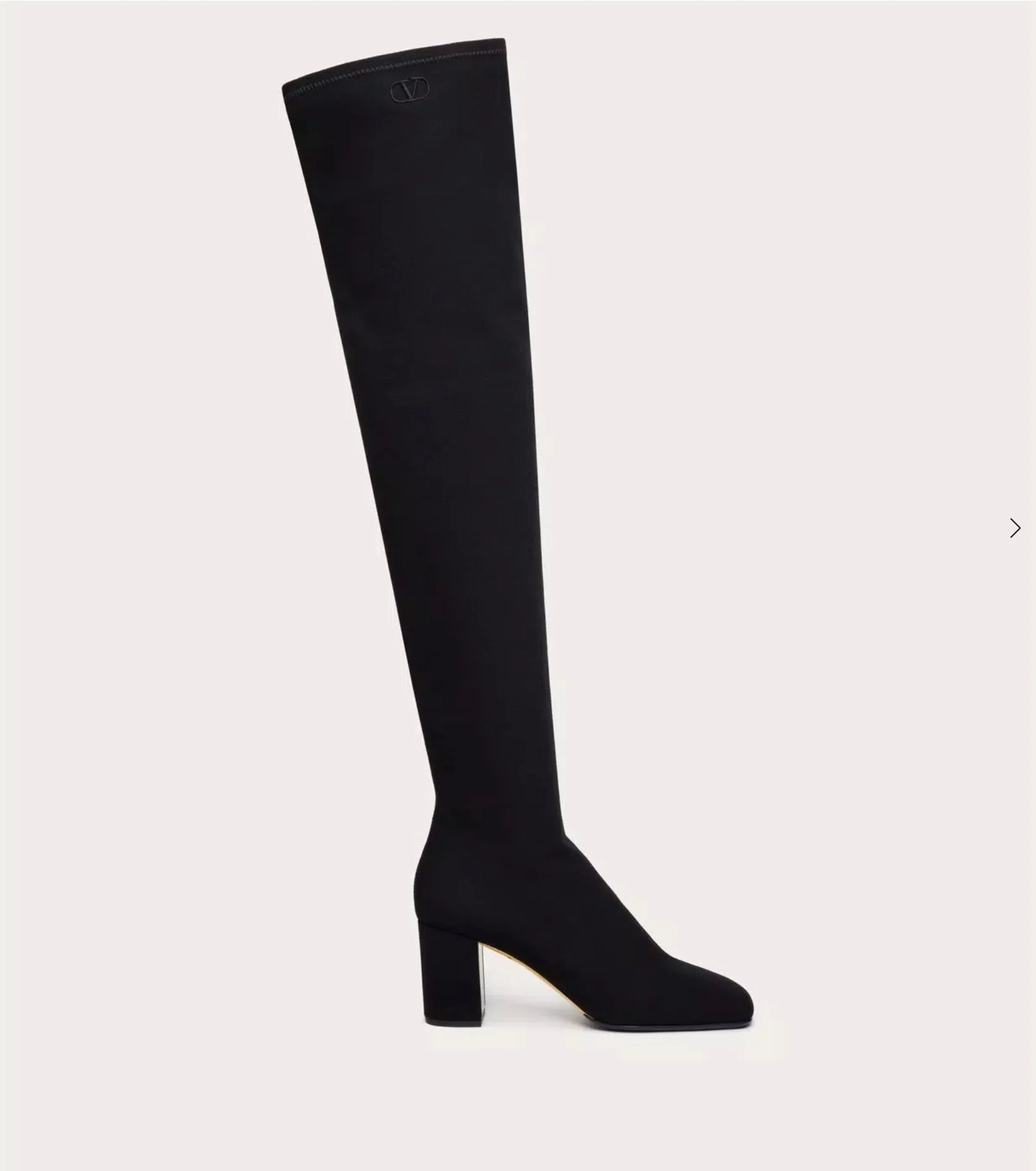 Valentino Golden Walk Over The Knee Boots - 1