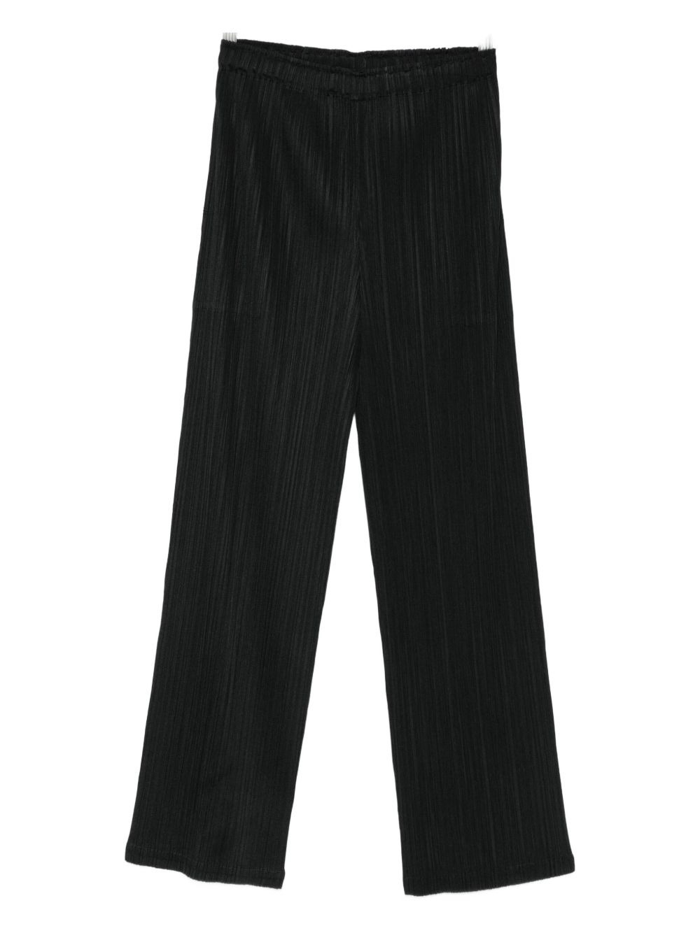 plissé-effect trousers - 1