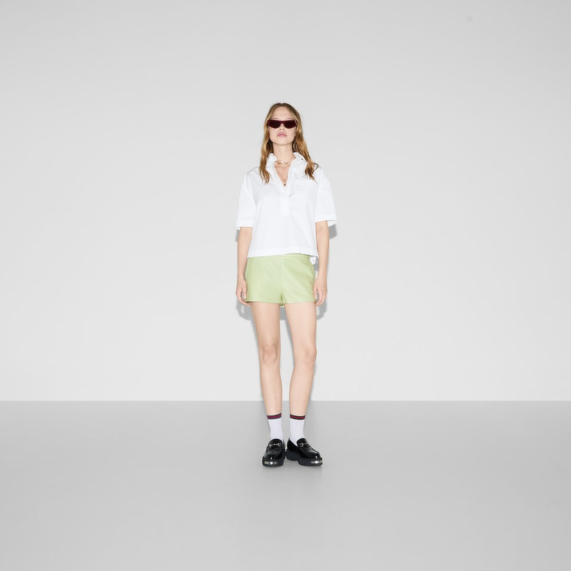 GUCCI Embossed cotton poplin shirt outlook