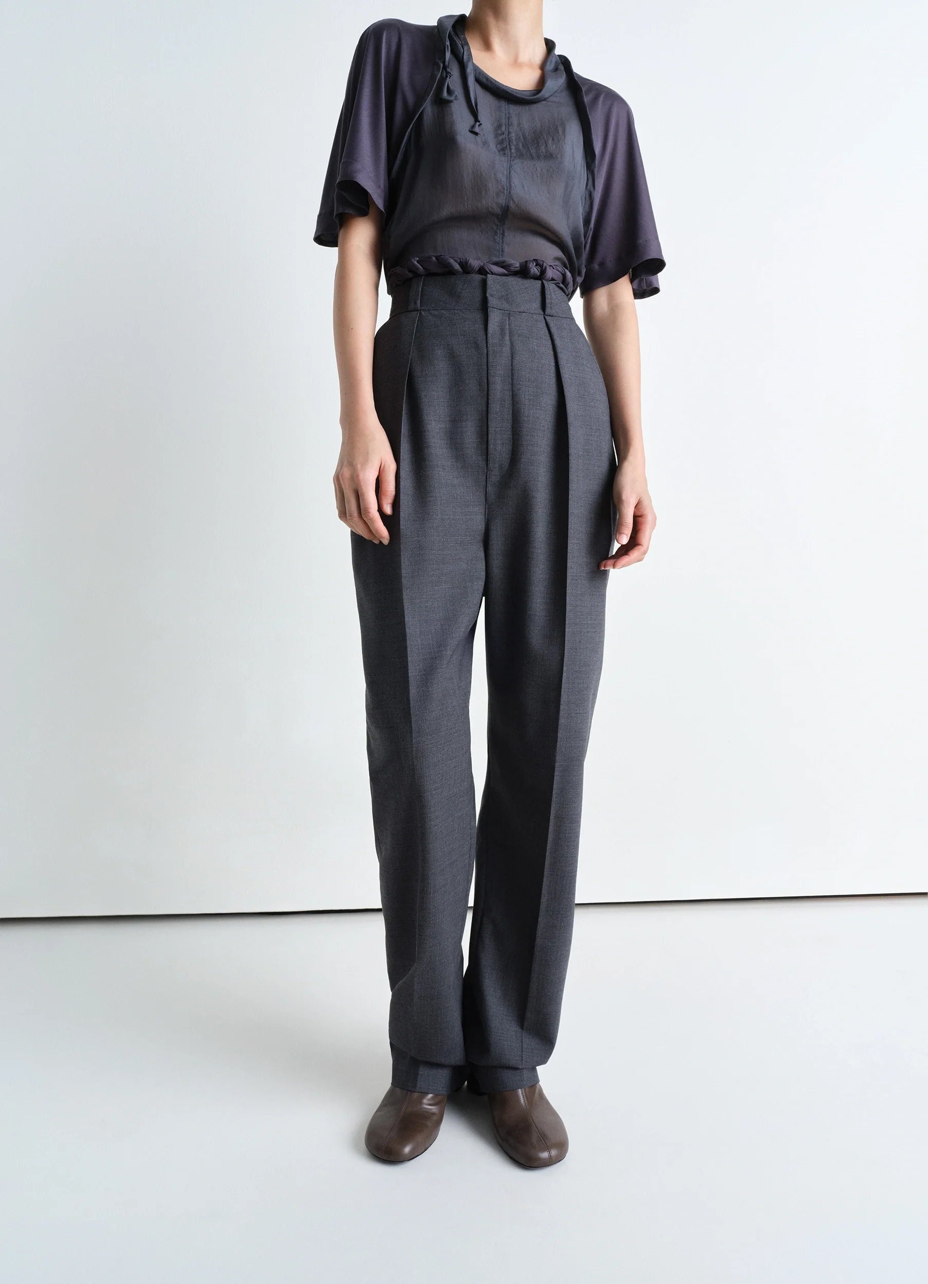 DROPPED CROTCH SOFT PANTS - 3