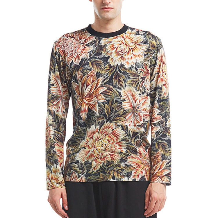 Y-3 Flowers Printing Long Sleeves Unisex DP0566 - 2