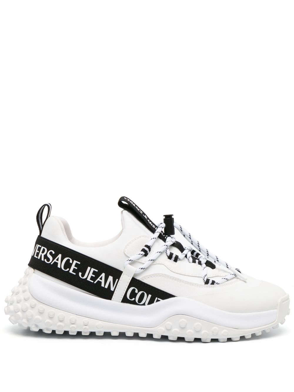logo-print lace-up sneakers - 1