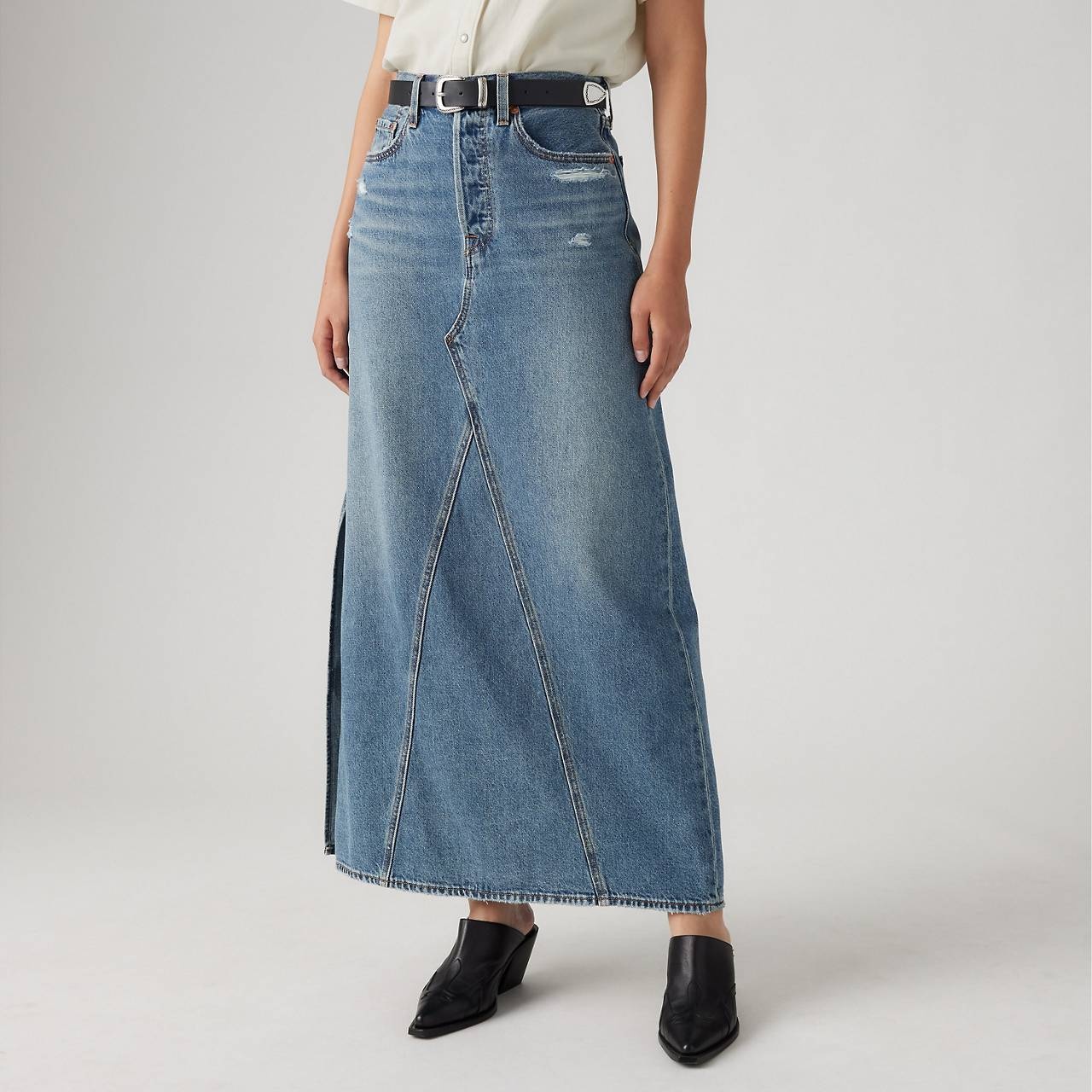LONG ICON SKIRT - 4