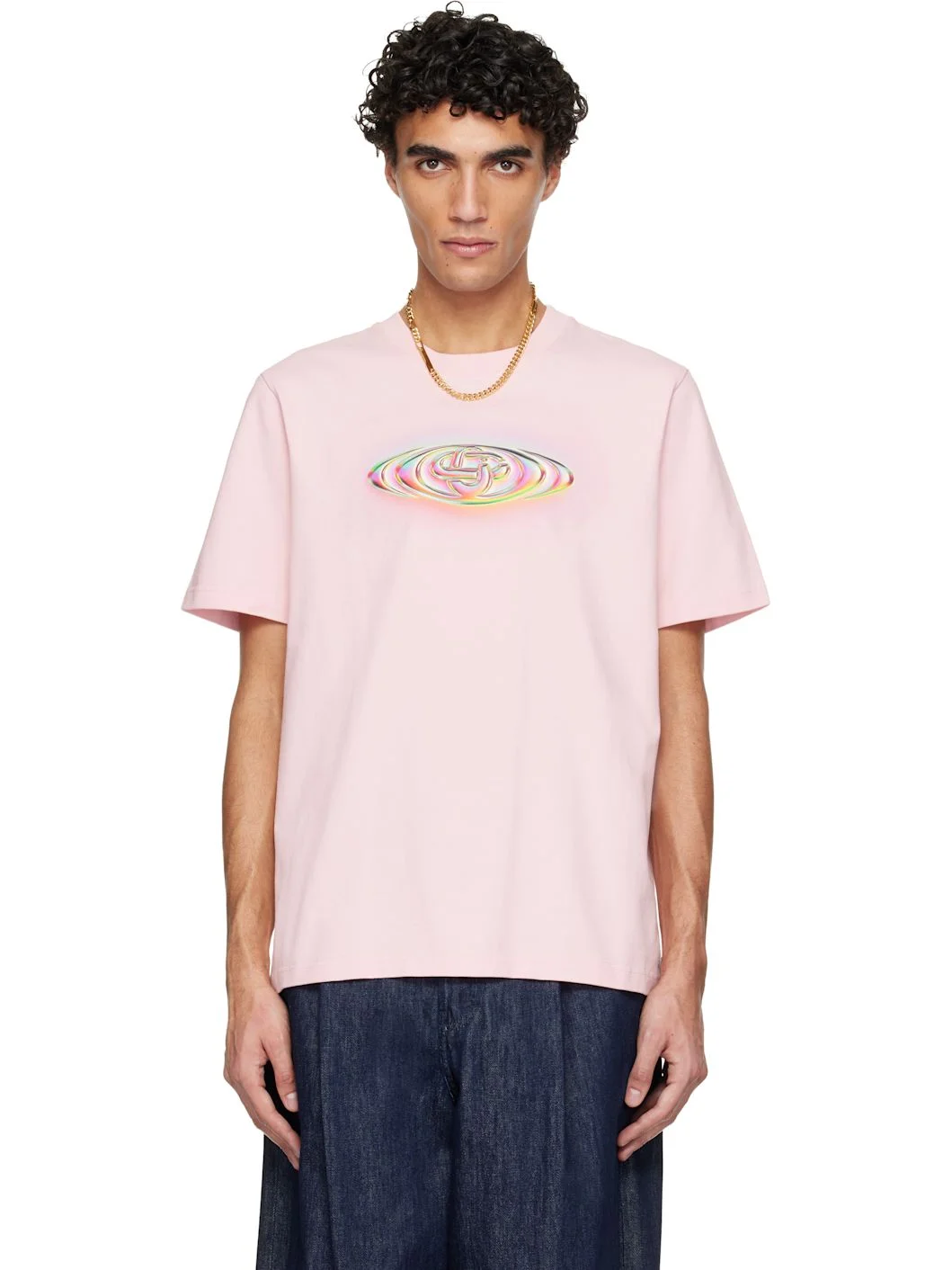 Pink Glass Logo Classic T-shirt - 1