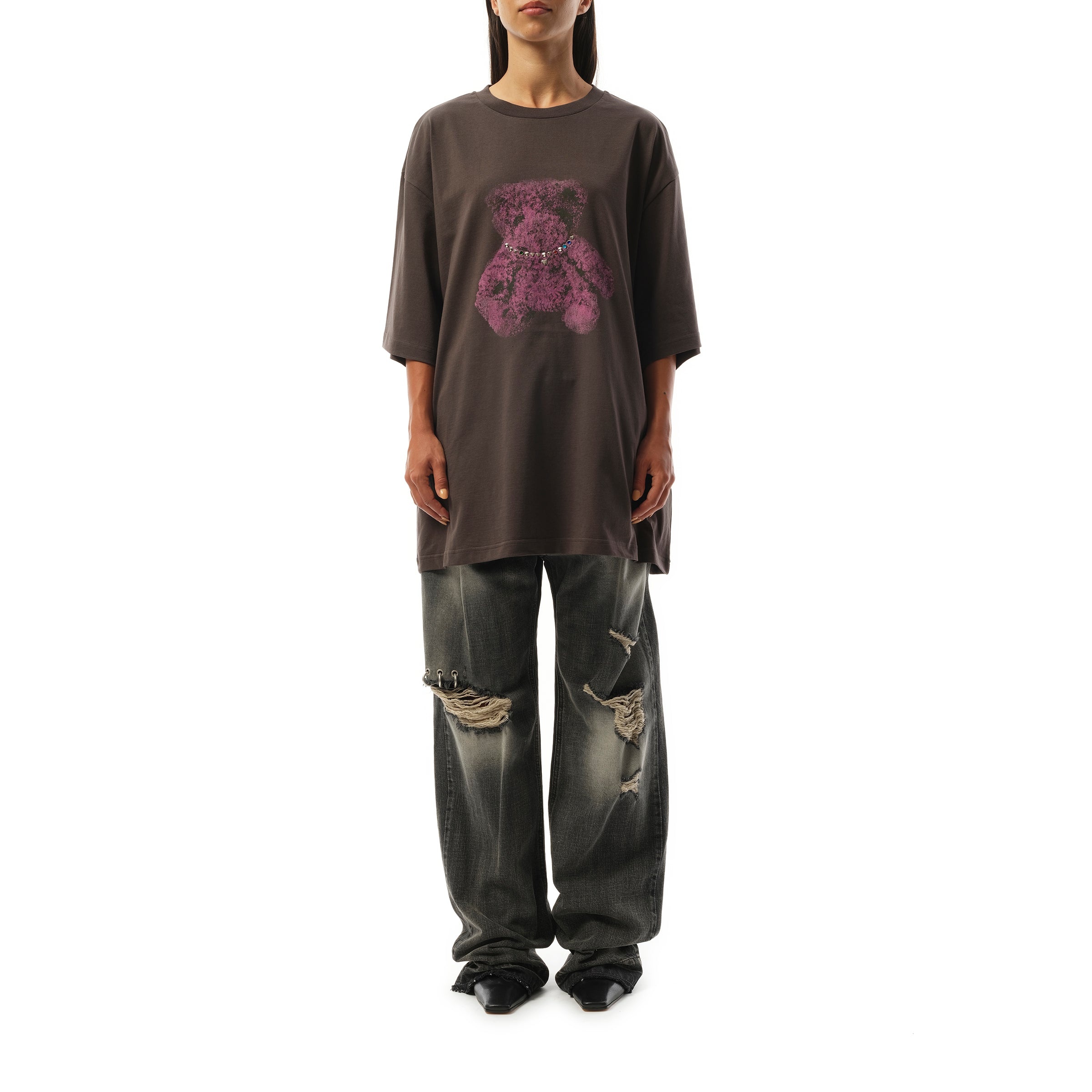 Pearl Bear T-Shirt in Charcoal - 4