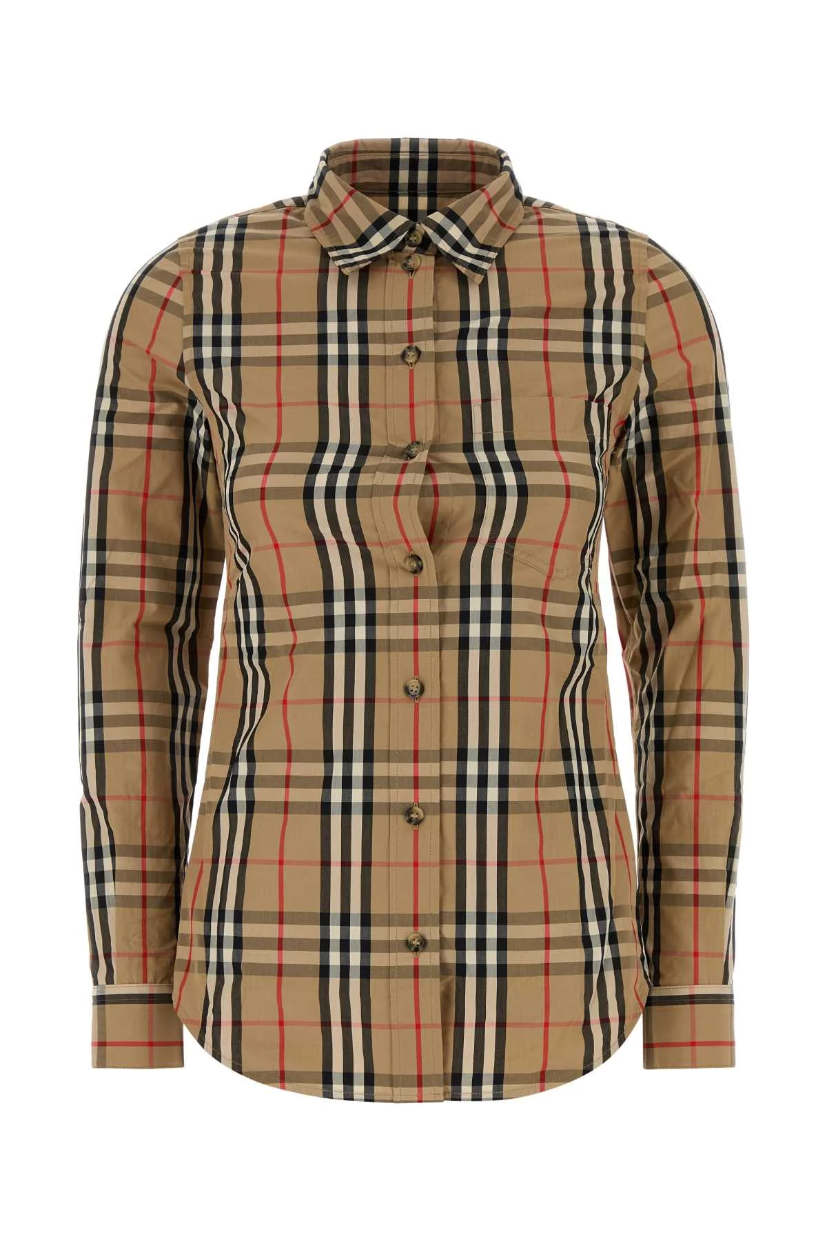 Burberry Women Embroidered Cotton Shirt - 1