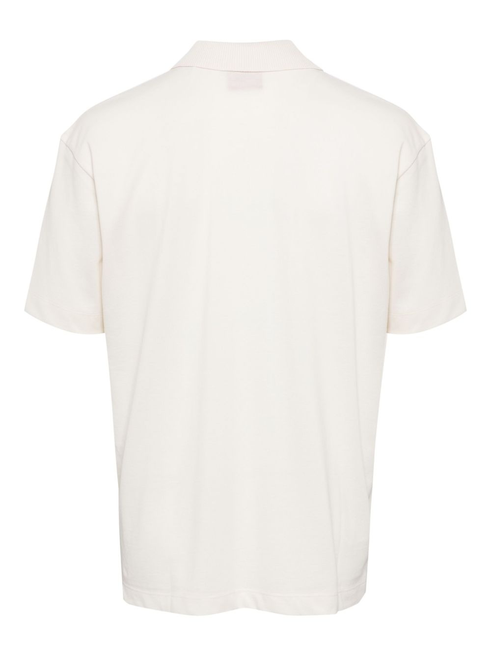 logo-print cotton polo shirt - 2