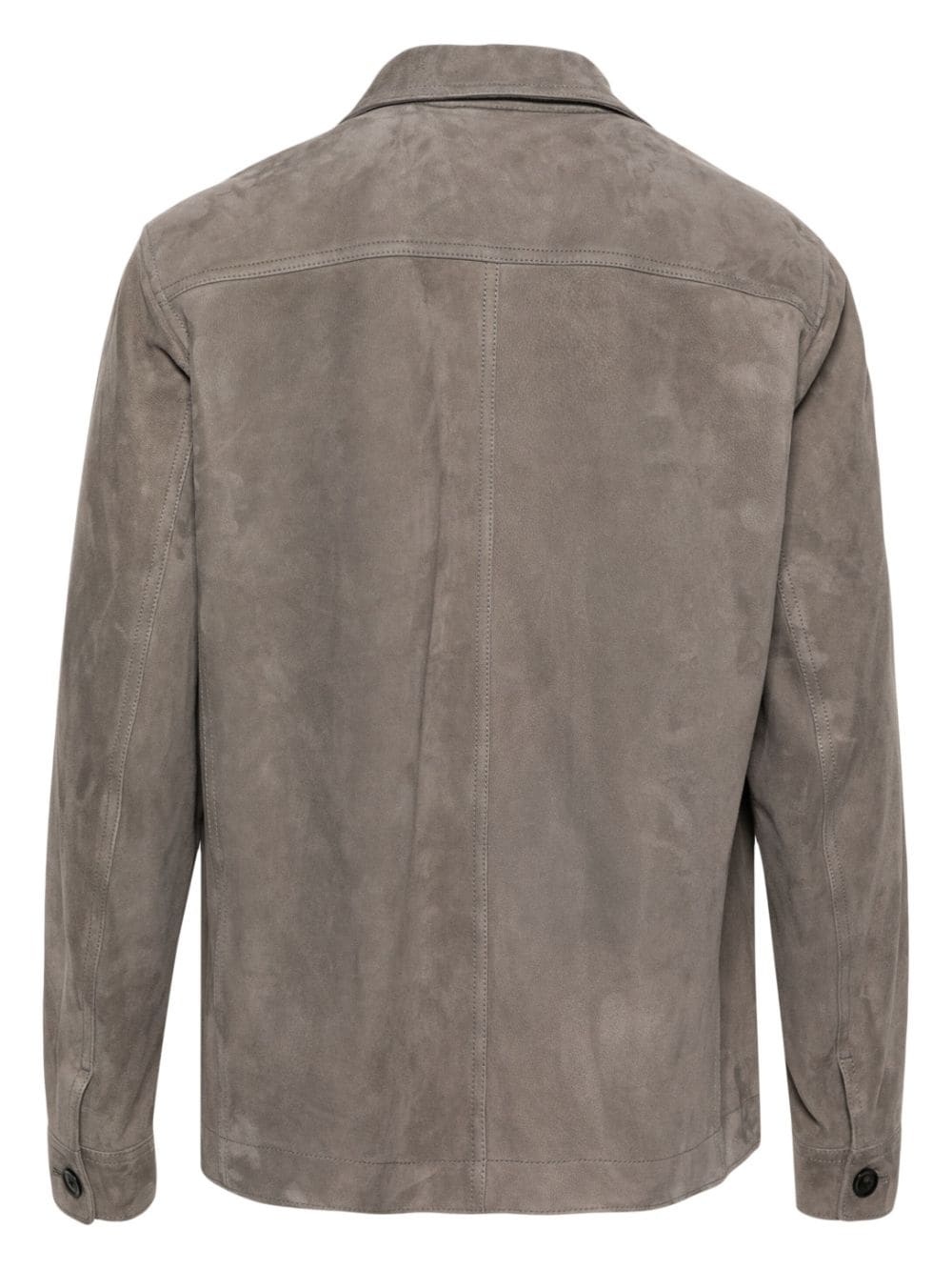 microsuede shirt jacket - 2