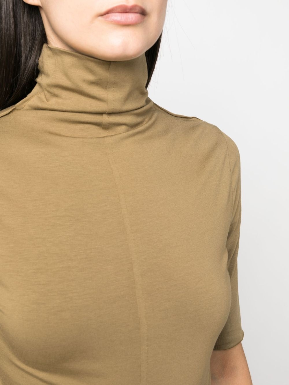 roll-neck half-sleeved T-shirt - 5