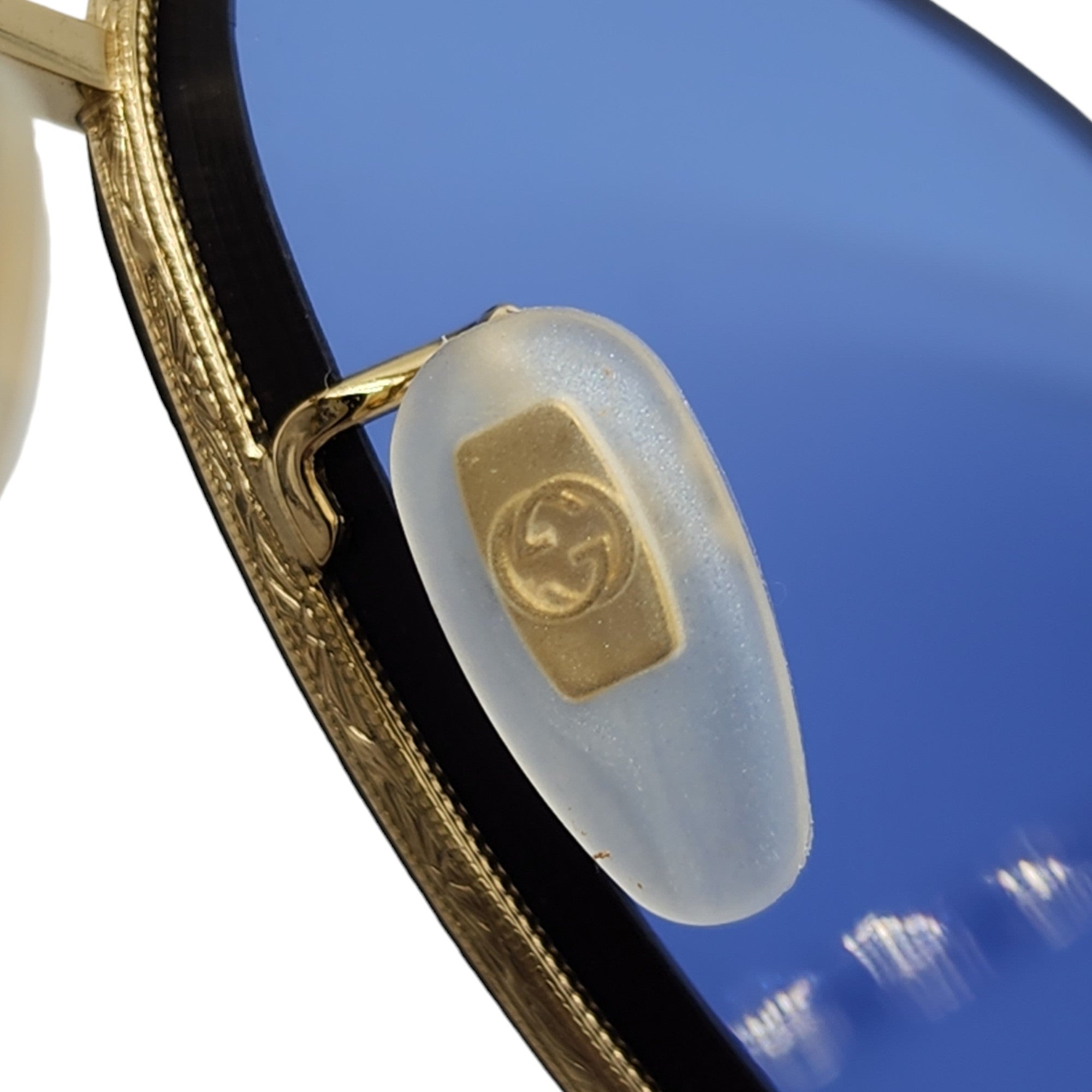 Gucci Gold Aviator Sunglasses - 7