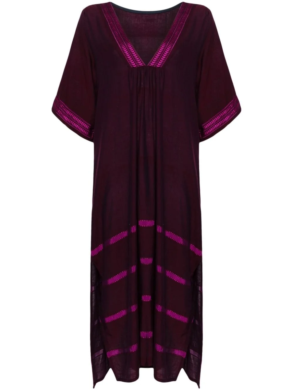 Edna cotton-blend maxi dress - 1