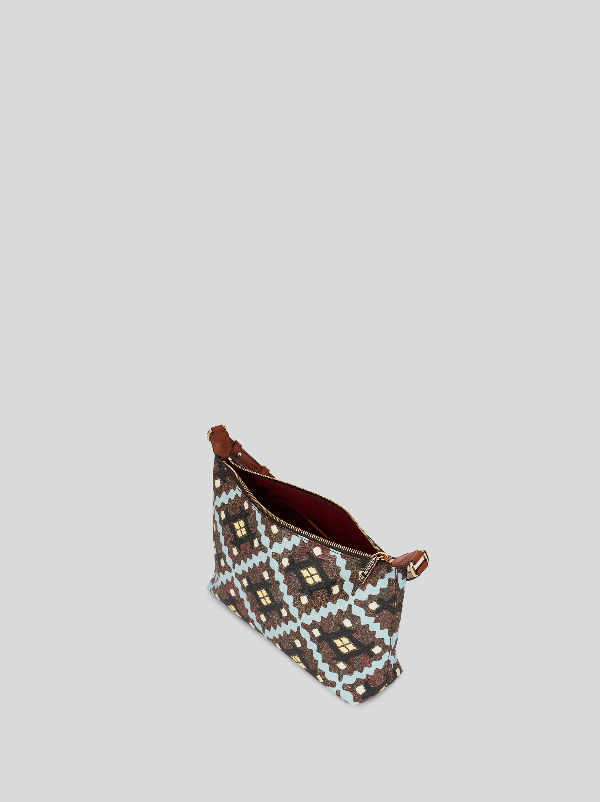 MEDIUM PAISLEY SHOULDER BAG WITH GEOMETRIC PRINT - 4