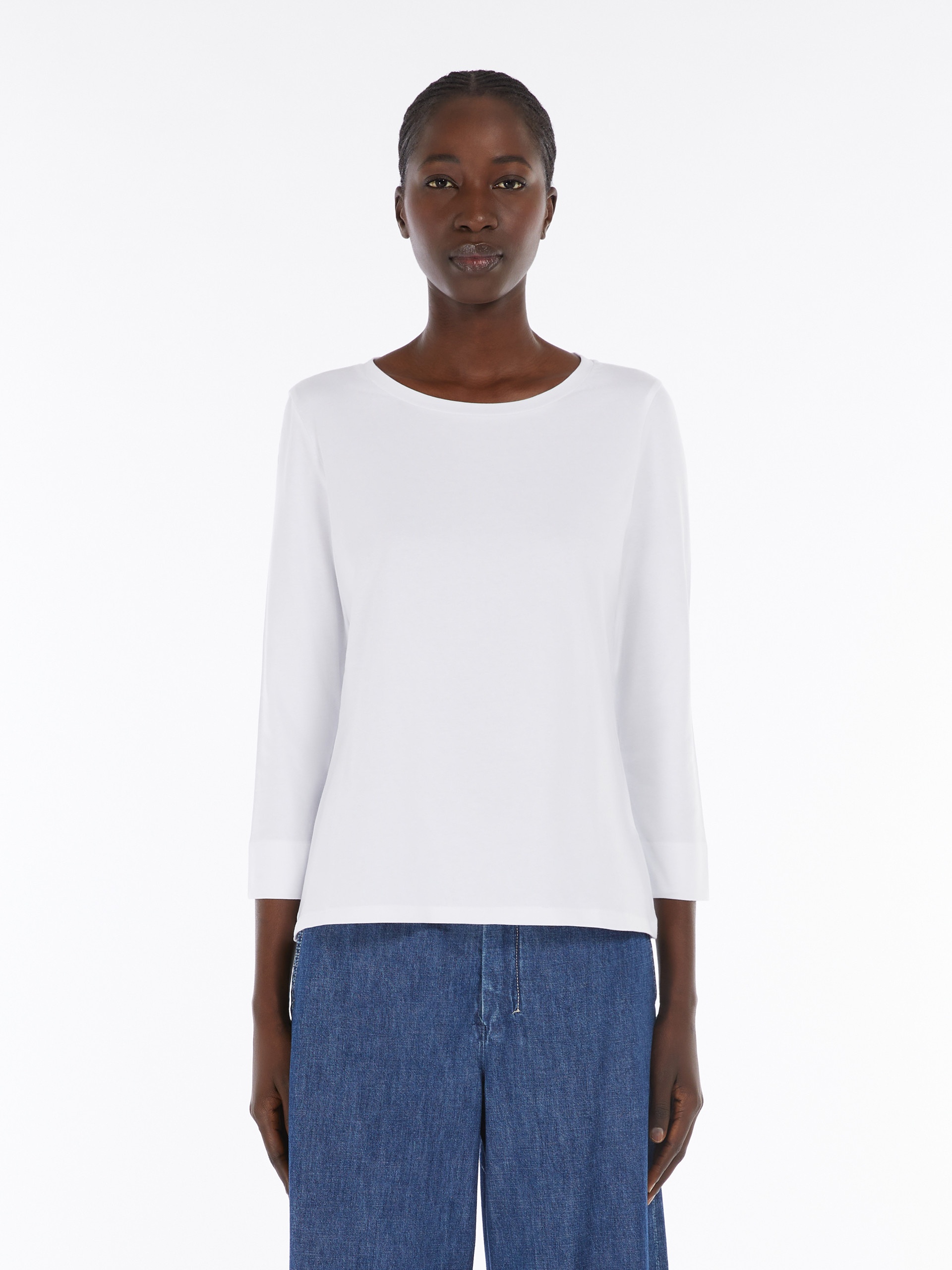 DURATA Jersey boat-neck T-shirt - 3