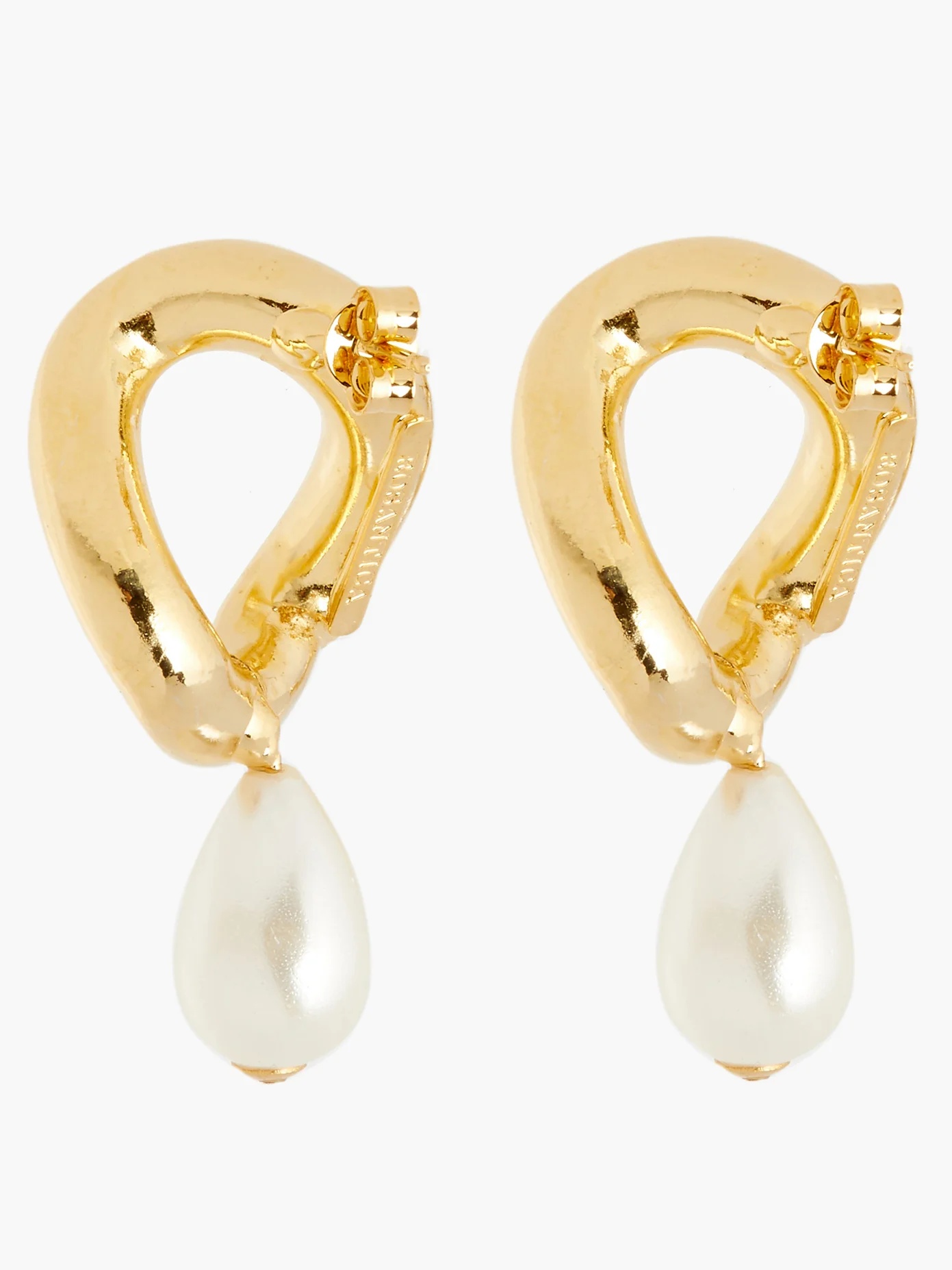 Canasta pearl-embellished drop earrings - 4