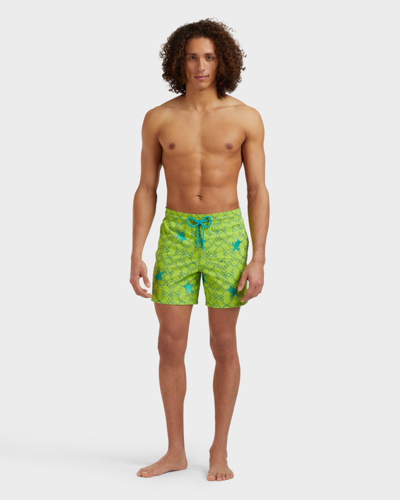 Vilebrequin MEN SWIM SHORTS EMBROIDERED TURTLES NET - LIMITED EDITION outlook