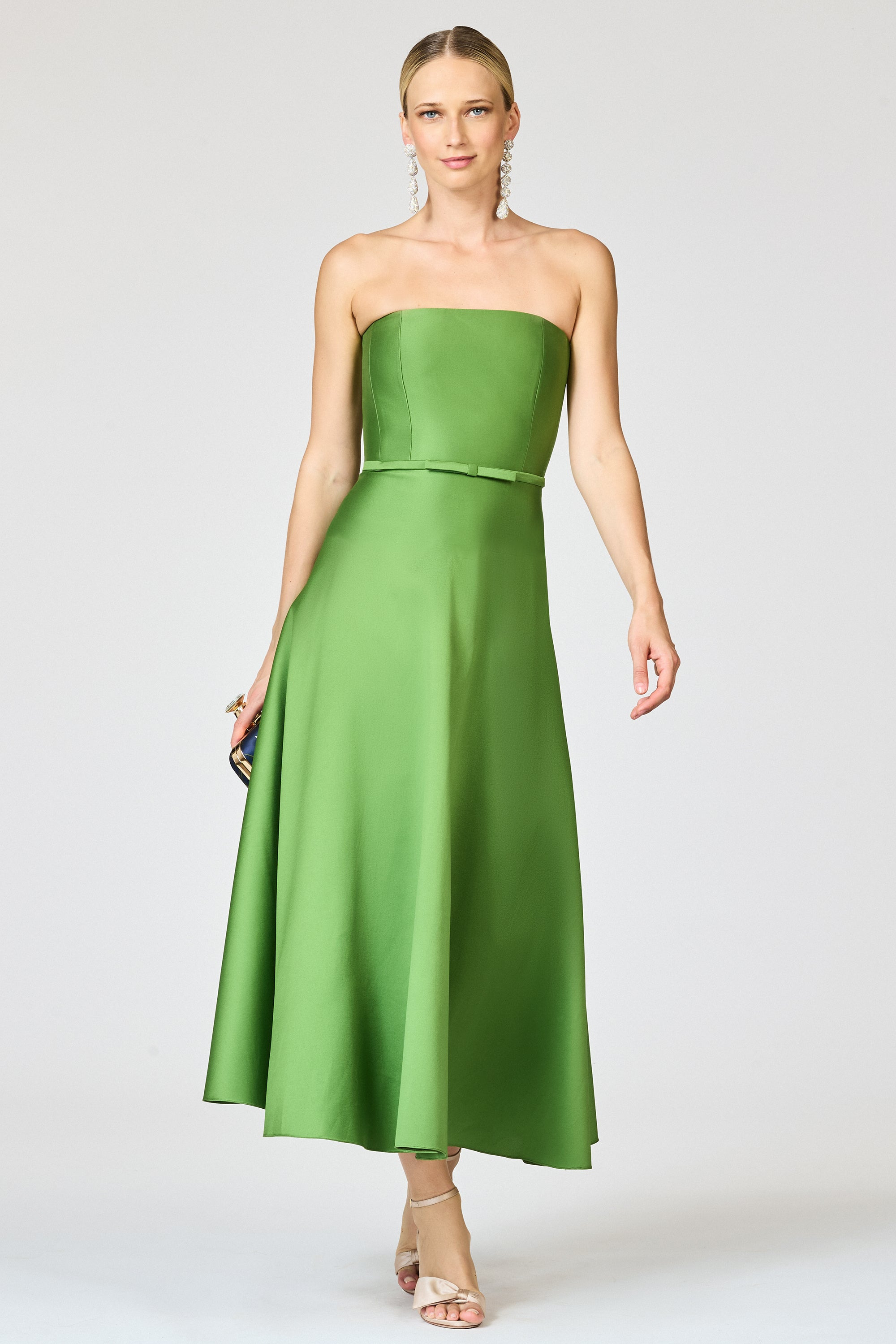 DARIAN DRESS - GREEN GARNET - 6