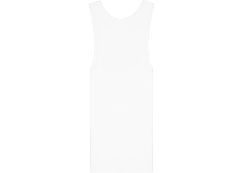 DENIM TEARS Denim Tears Hardies Tears Rhinestone Tank Top White outlook