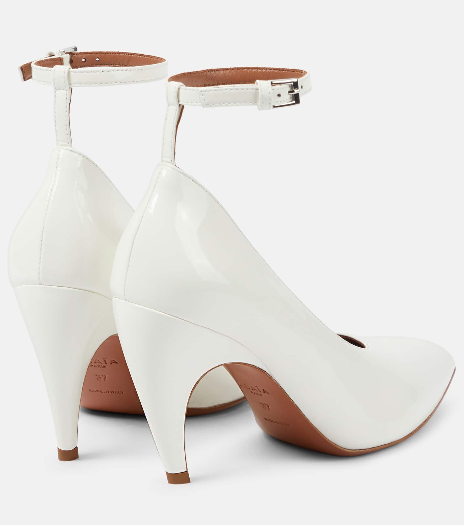 Shark patent leather pumps - 3