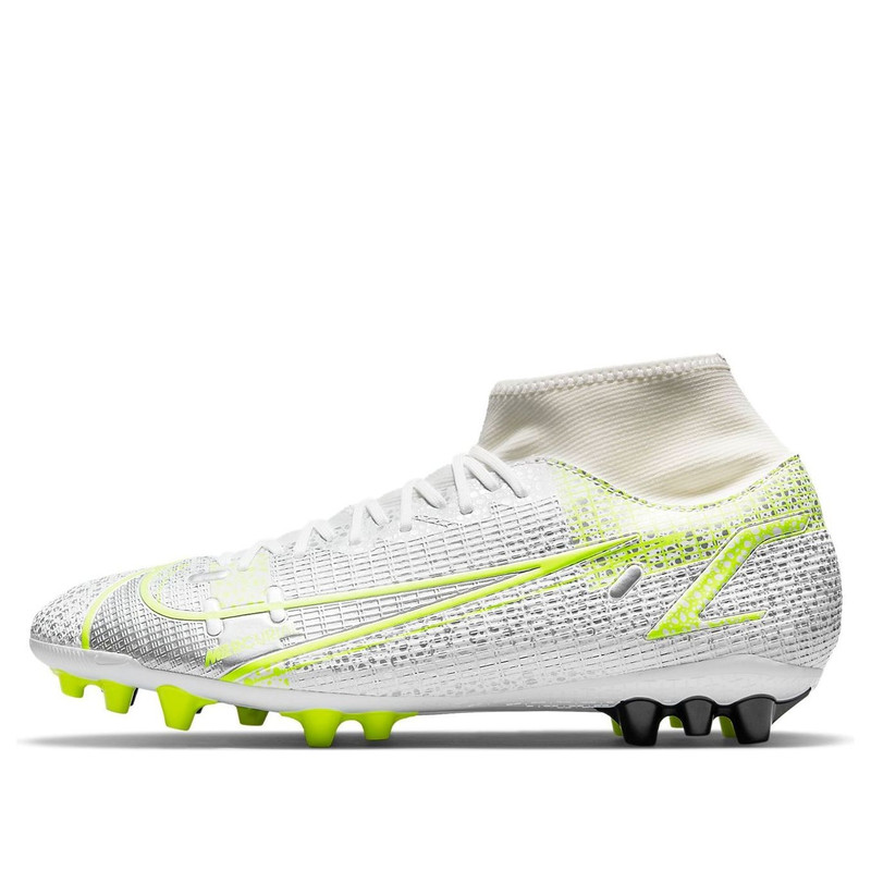 Nike 14 Mercurial Superfly 8 AG Artificial Grass 'White Green' CV0842-107 - 1
