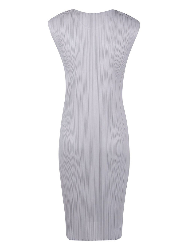 Pleats Please Issey Miyake plissé-effect midi dress outlook