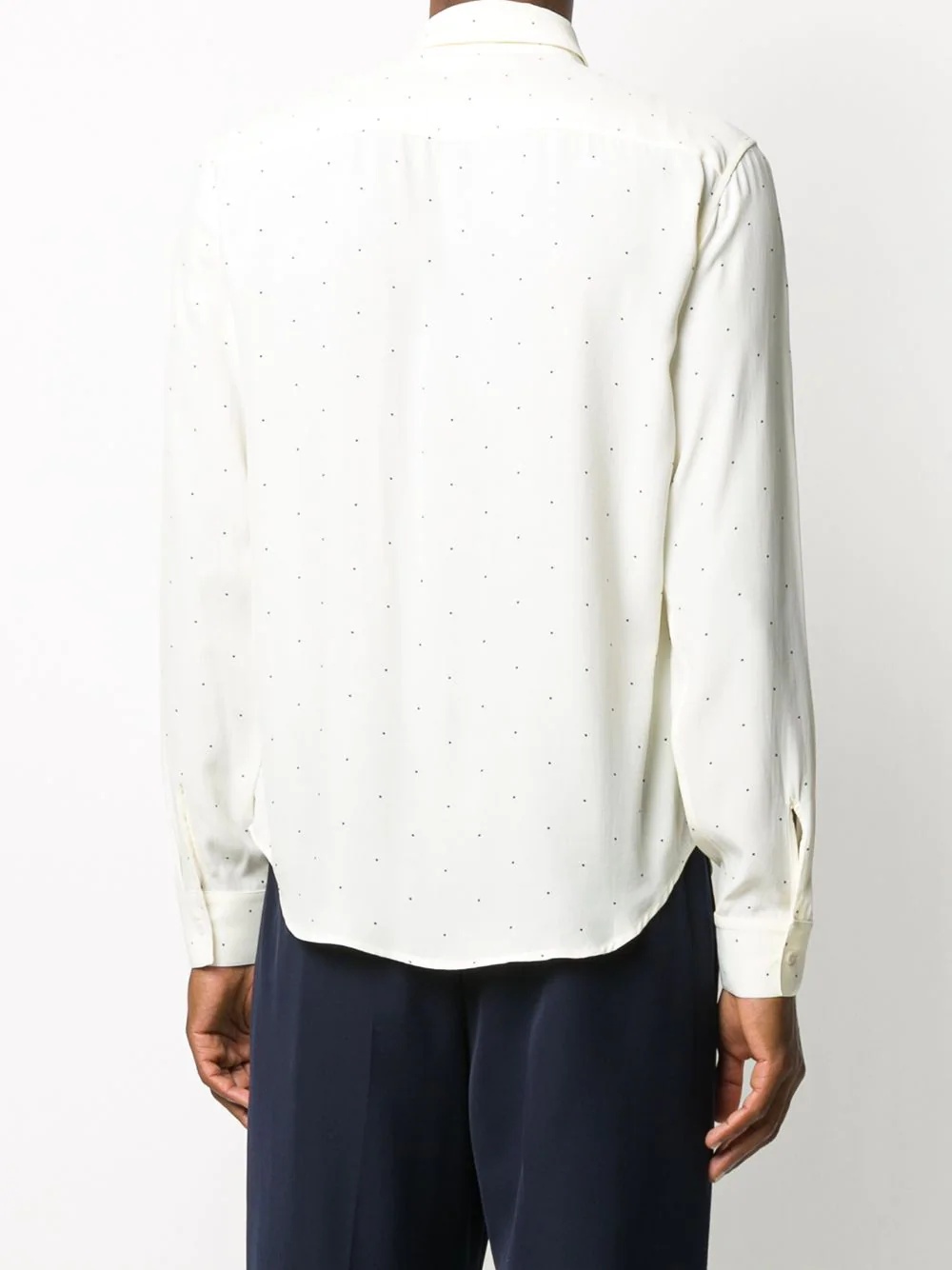 dot embroidered shirt - 4