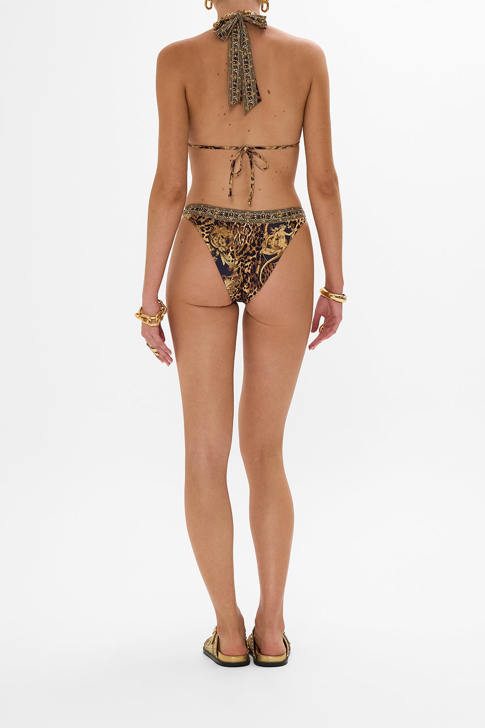 SOFT TIE TRI BRA WITH TRIM - 3