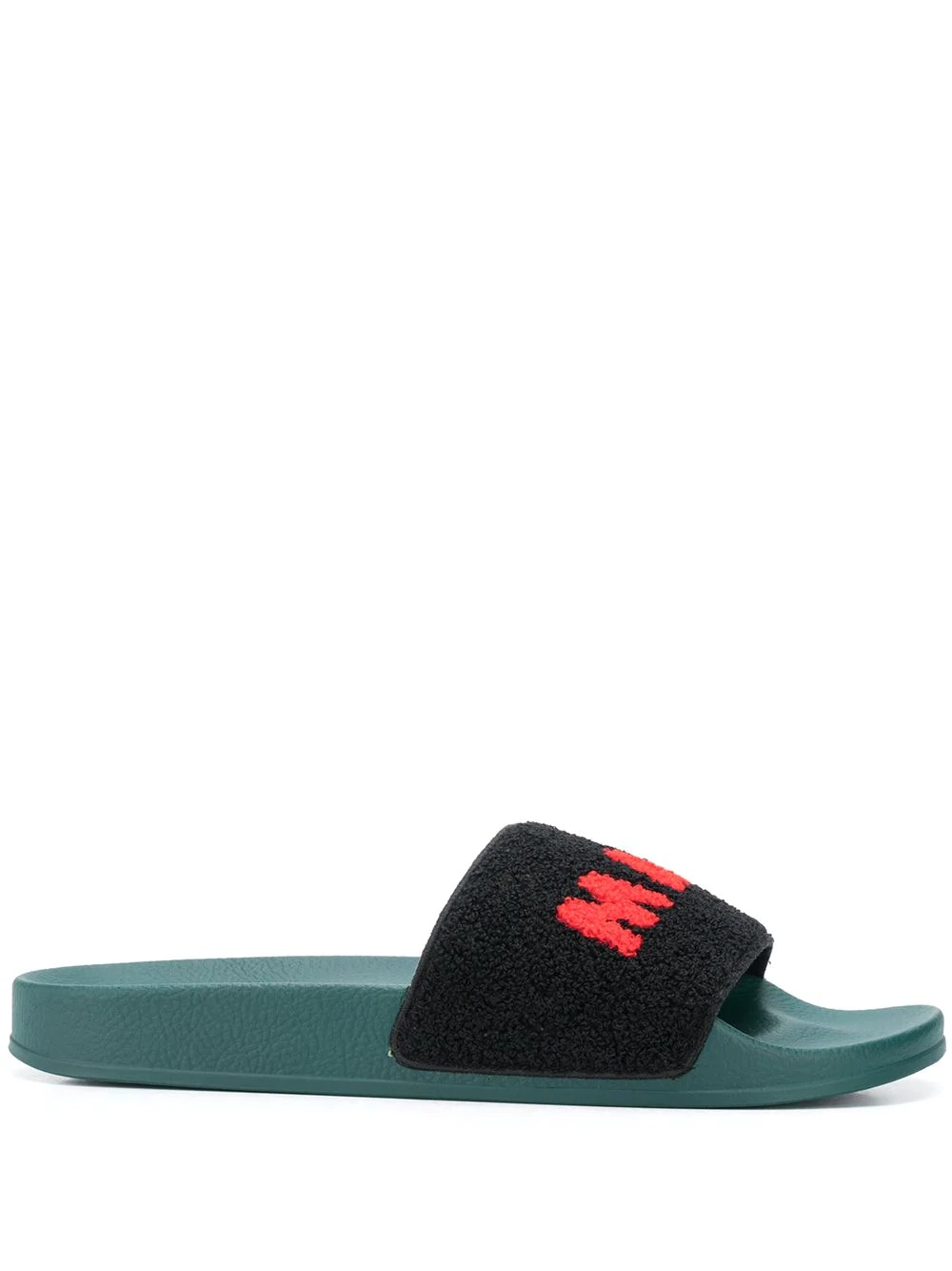 Terry cloth logo slides - 1