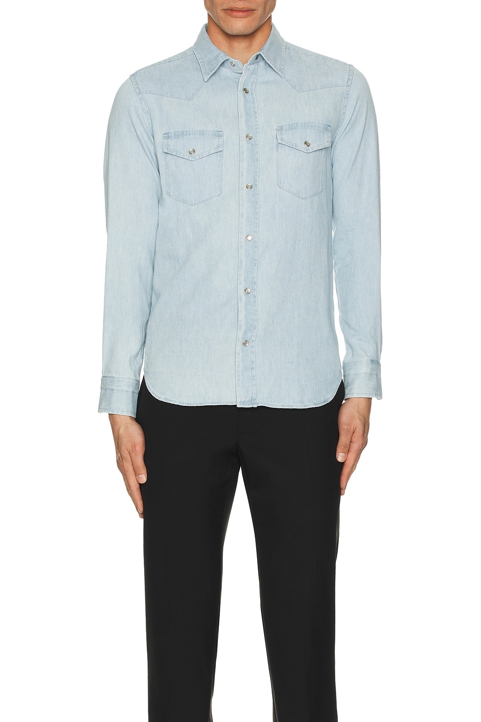 Denim Western Shirt - 3