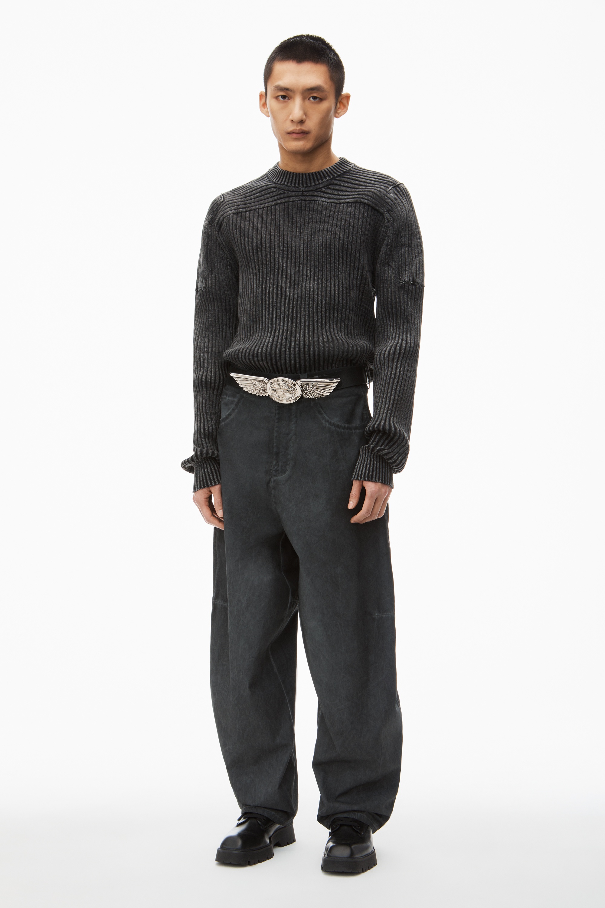 engineered 5 pocket pant in cotton - 2