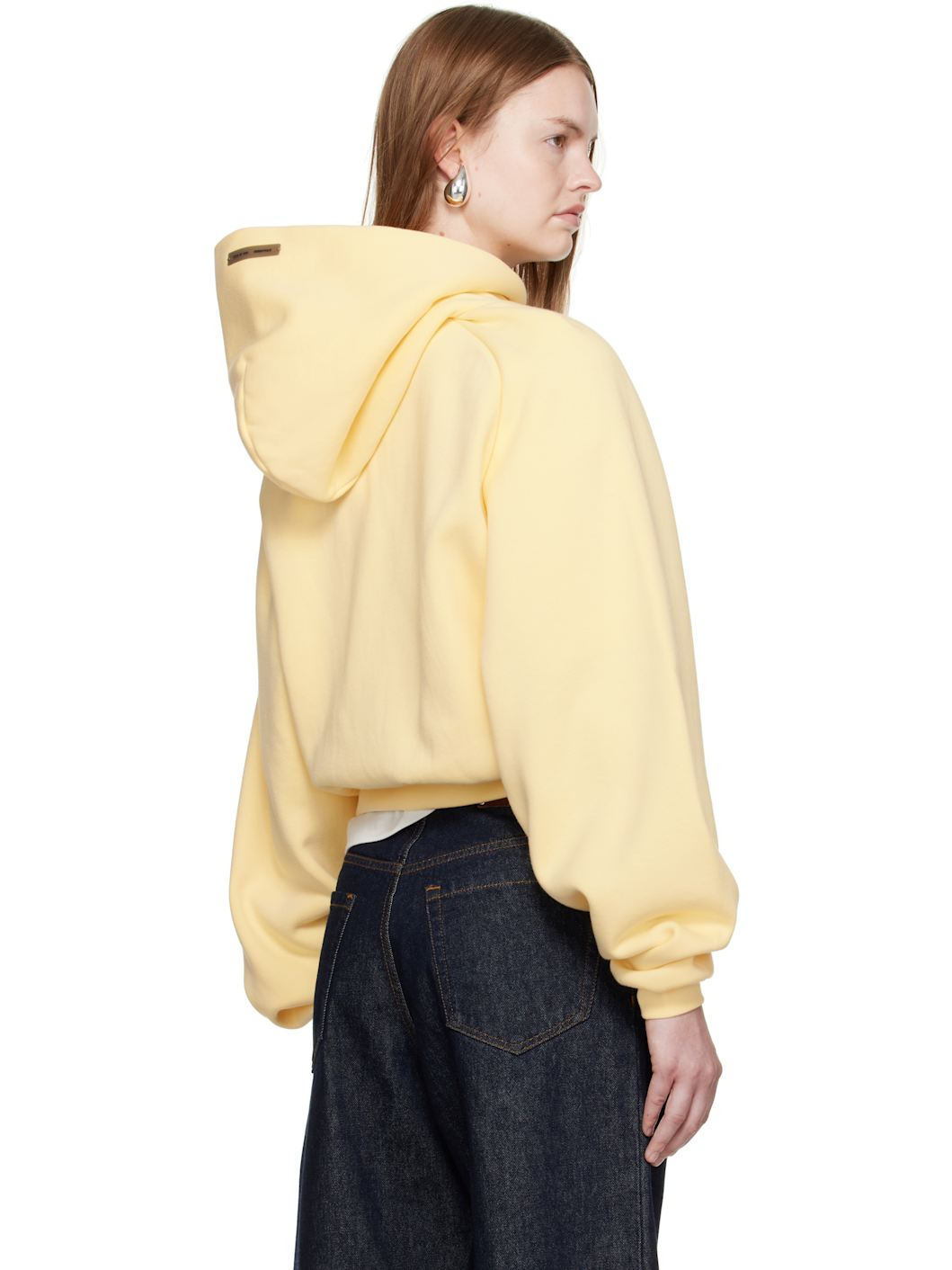 Yellow Fleece Raglan Hoodie - 3