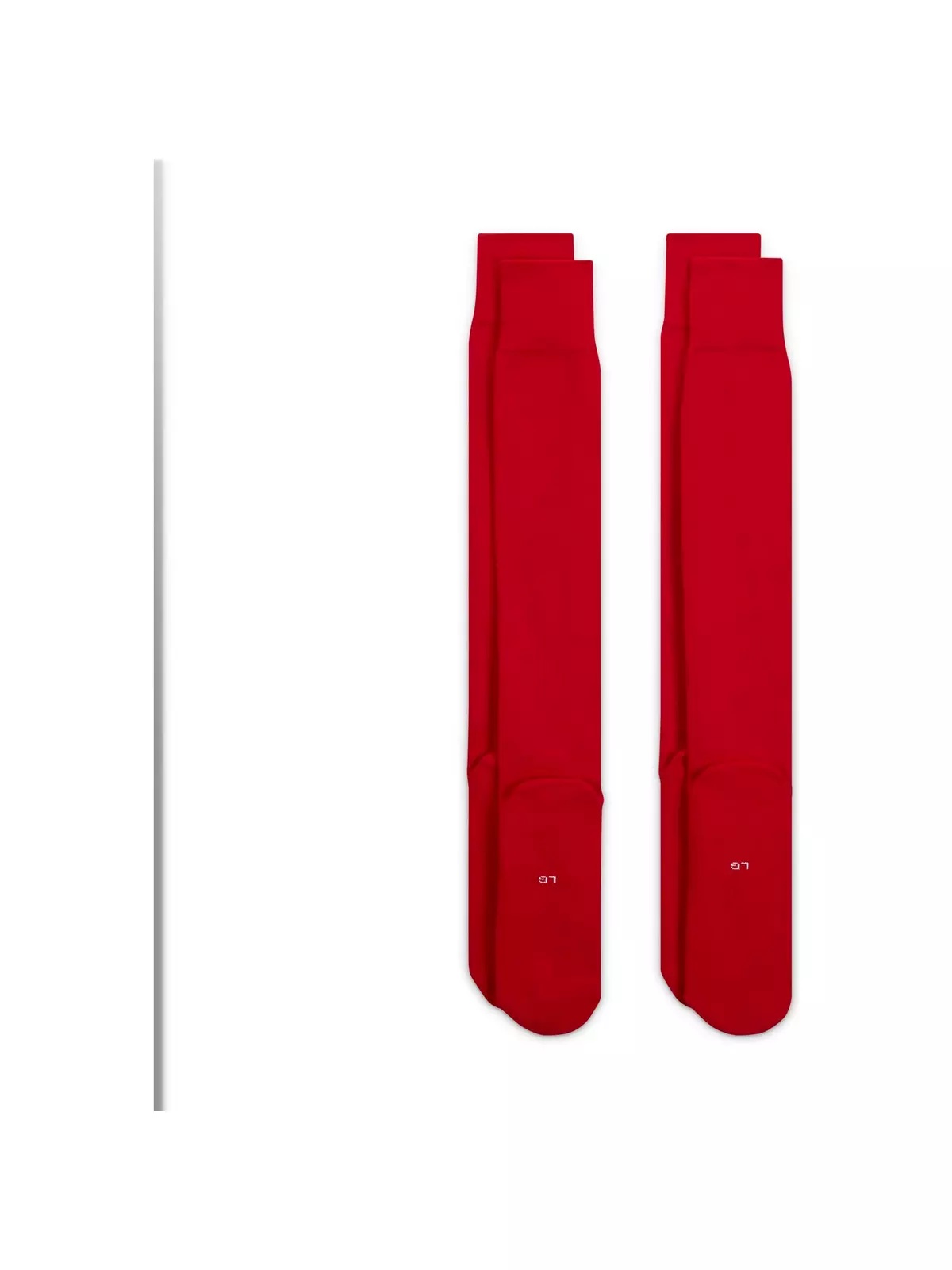 Baseball/Softball Over-the-Calf Socks (2 Pack) - Red - 3