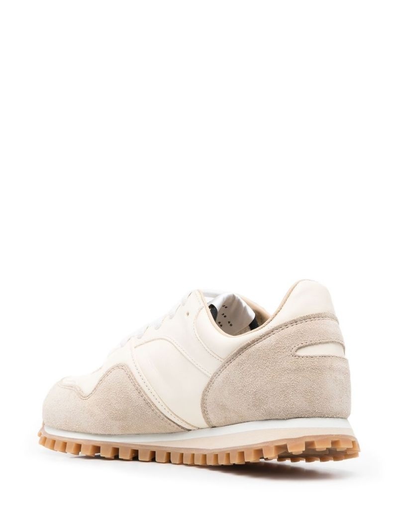 panelled low-top sneakers - 3