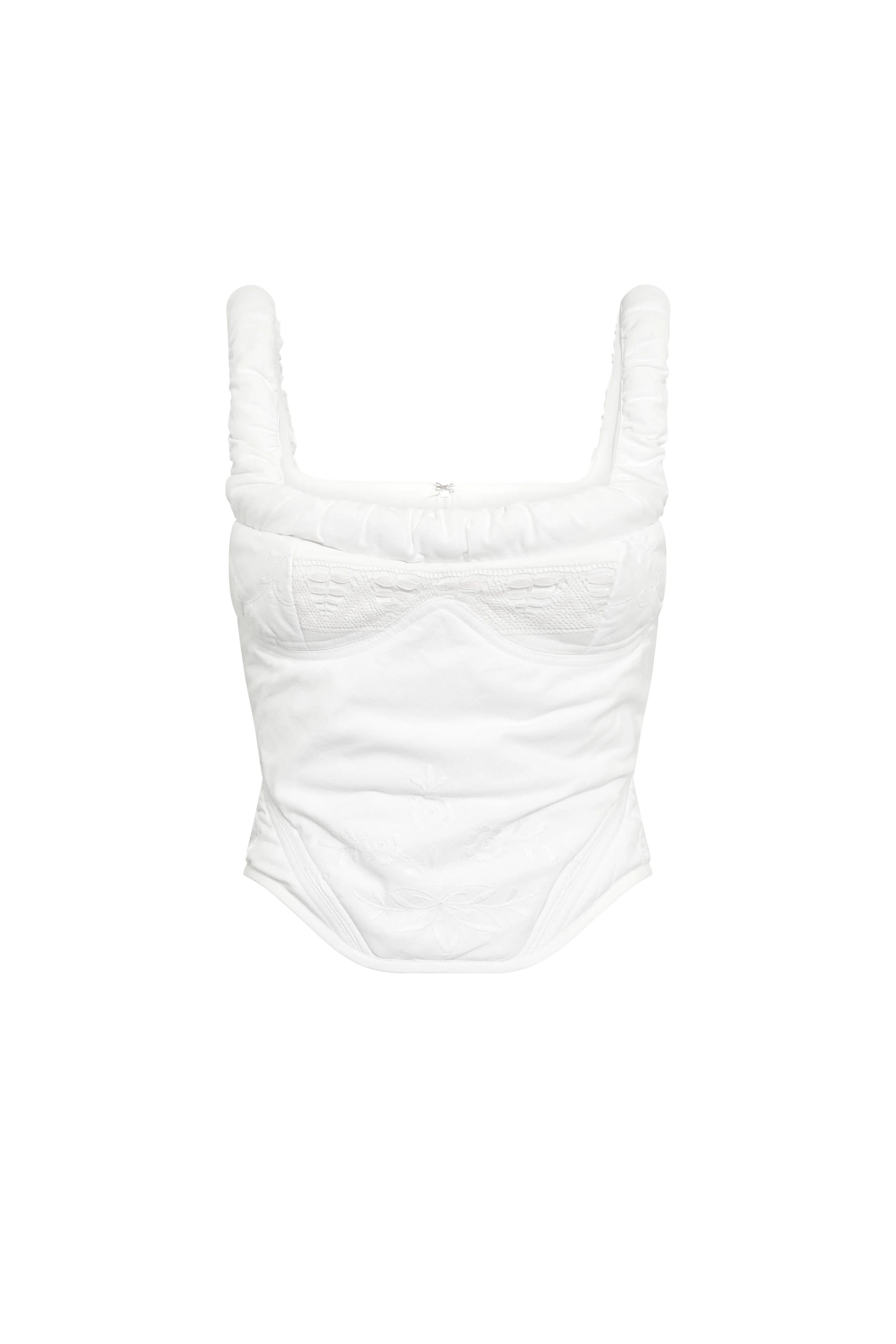 Regenerated Household Linen Corset Top - 1