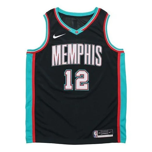 Nike Memphis Grizzlies Ja Morant 2020-21 Sports Jersey Men's Black CN1030-010 - 1