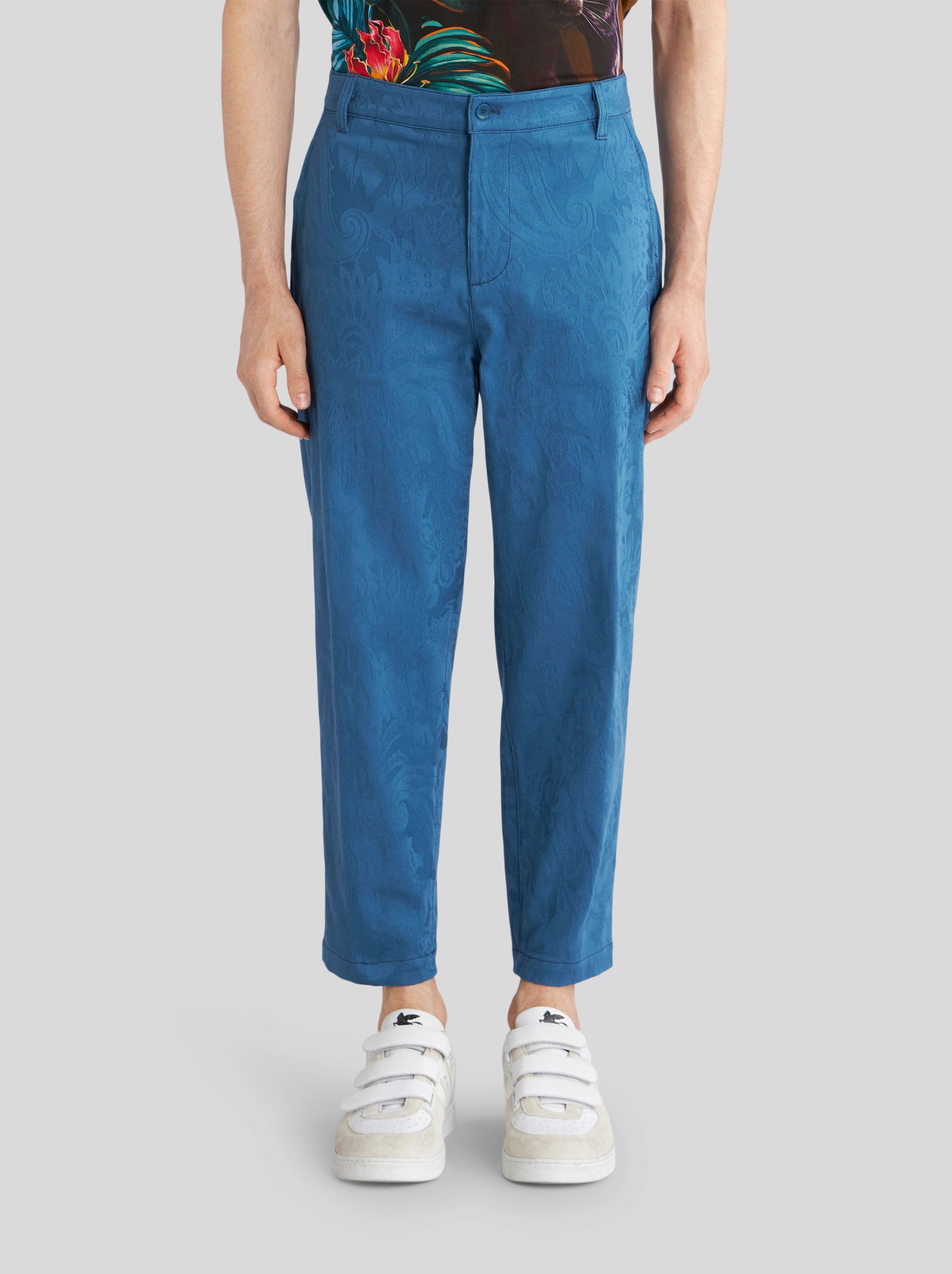 TAILORED PAISLEY JACQUARD TROUSERS - 2