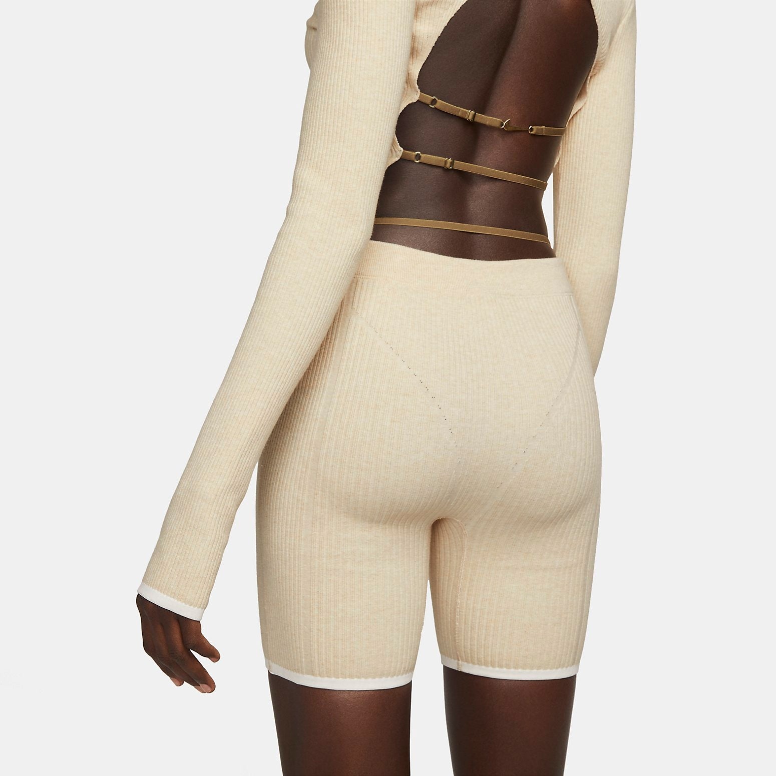 (WMNS) Nike x Jacquemus Le Shorts 'Off White' DN3217-219 - 6