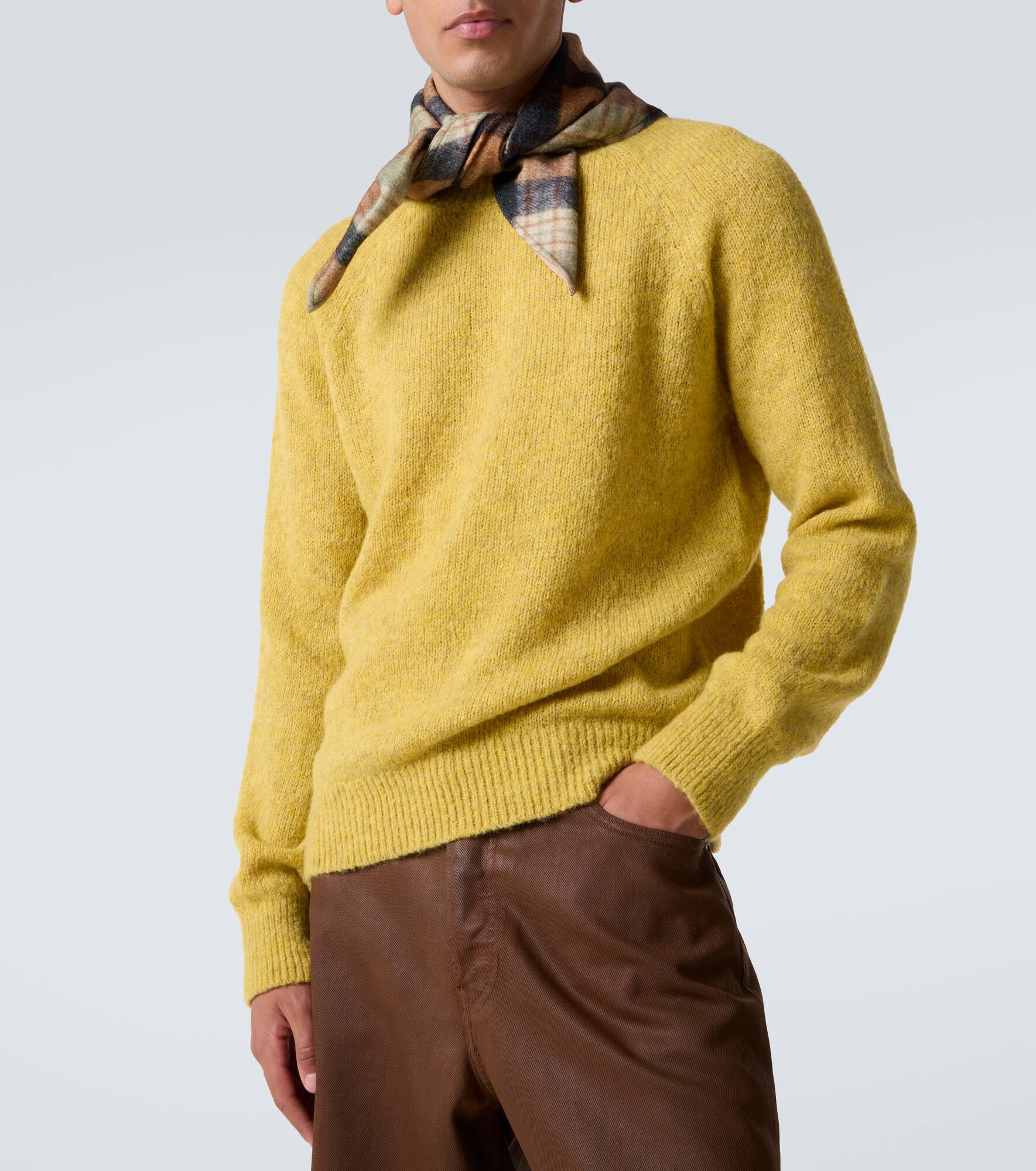 Alpaca and wool-blend sweater - 5