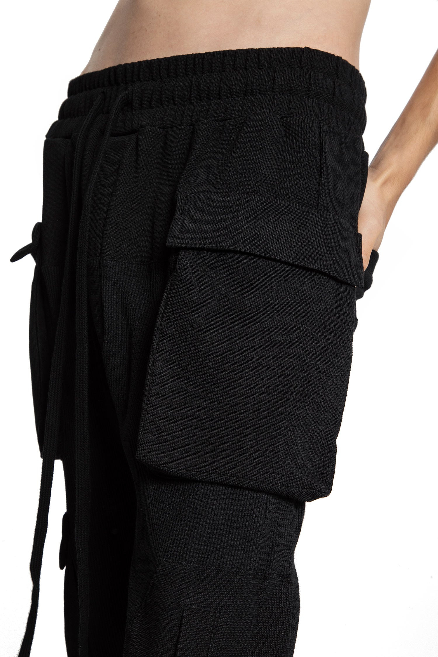 Waffle-Cotton-Jersey-Sweatpants - 4