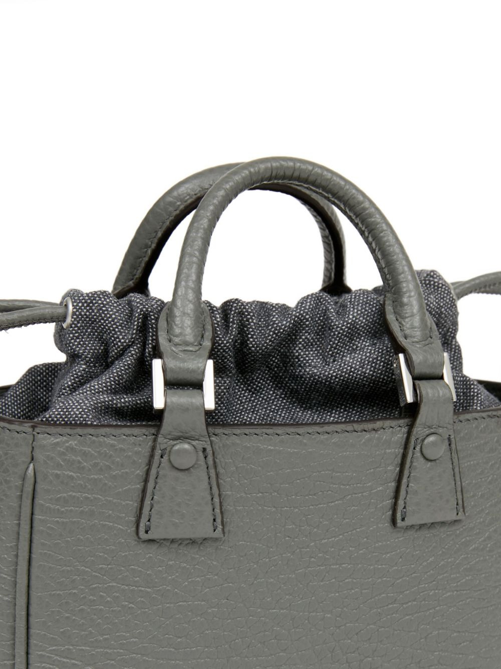 5AC Horizontal leather tote bag - 3