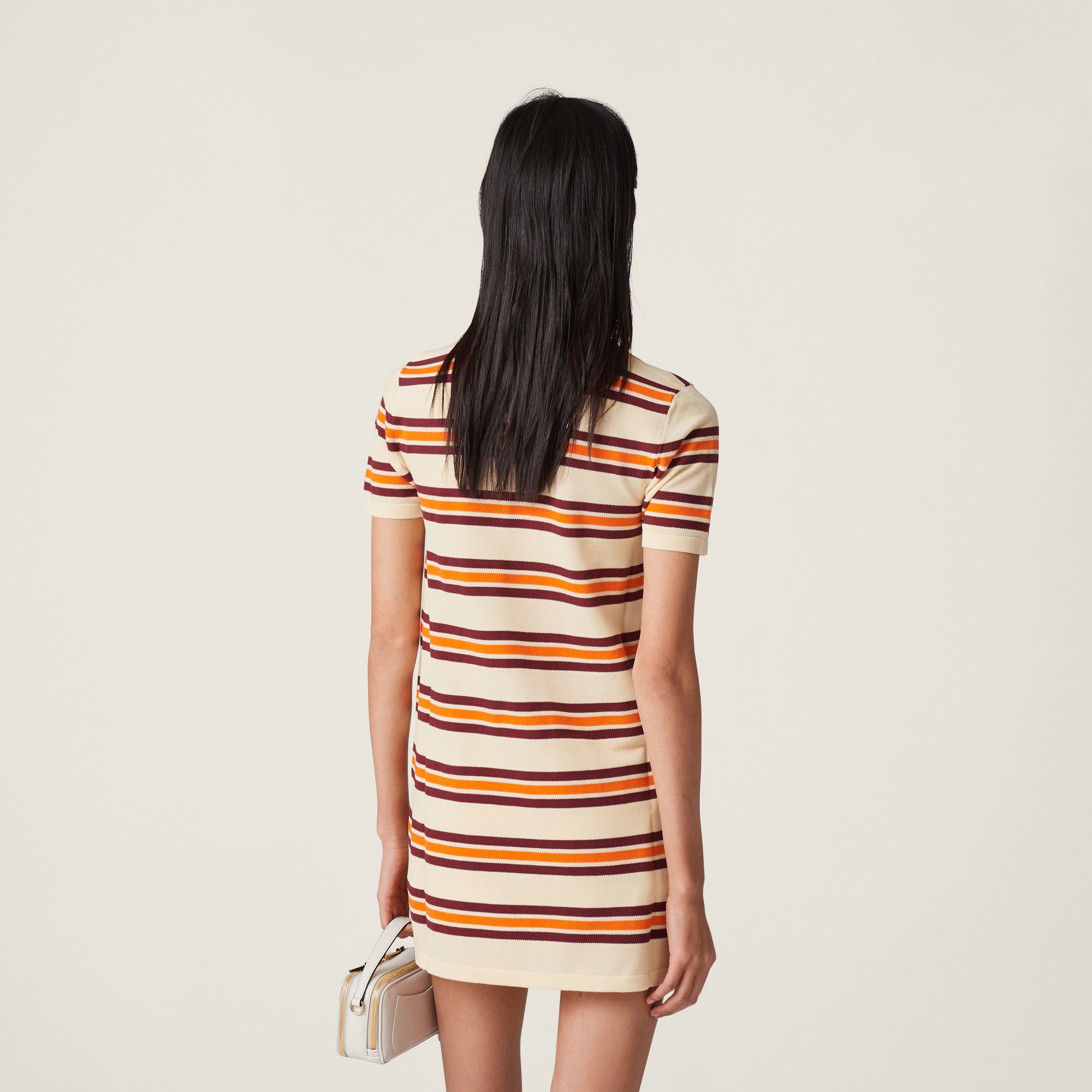 Miu Miu Silk and cotton polo dress | REVERSIBLE