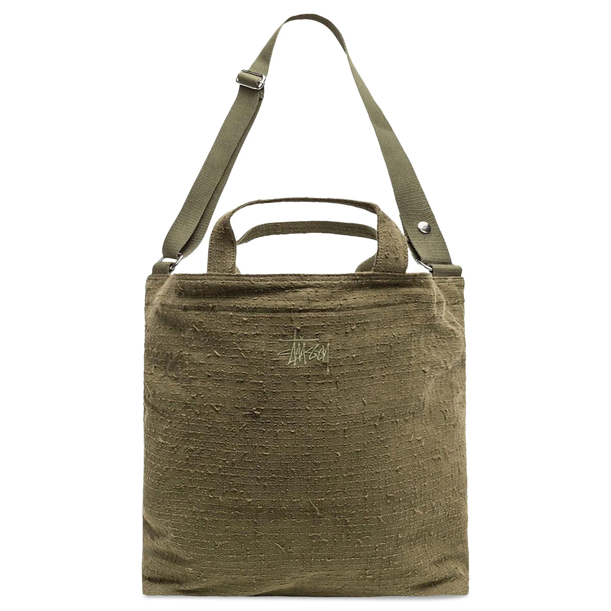 Stussy Needle Punch Crossbody Bag 'Olive' - 1