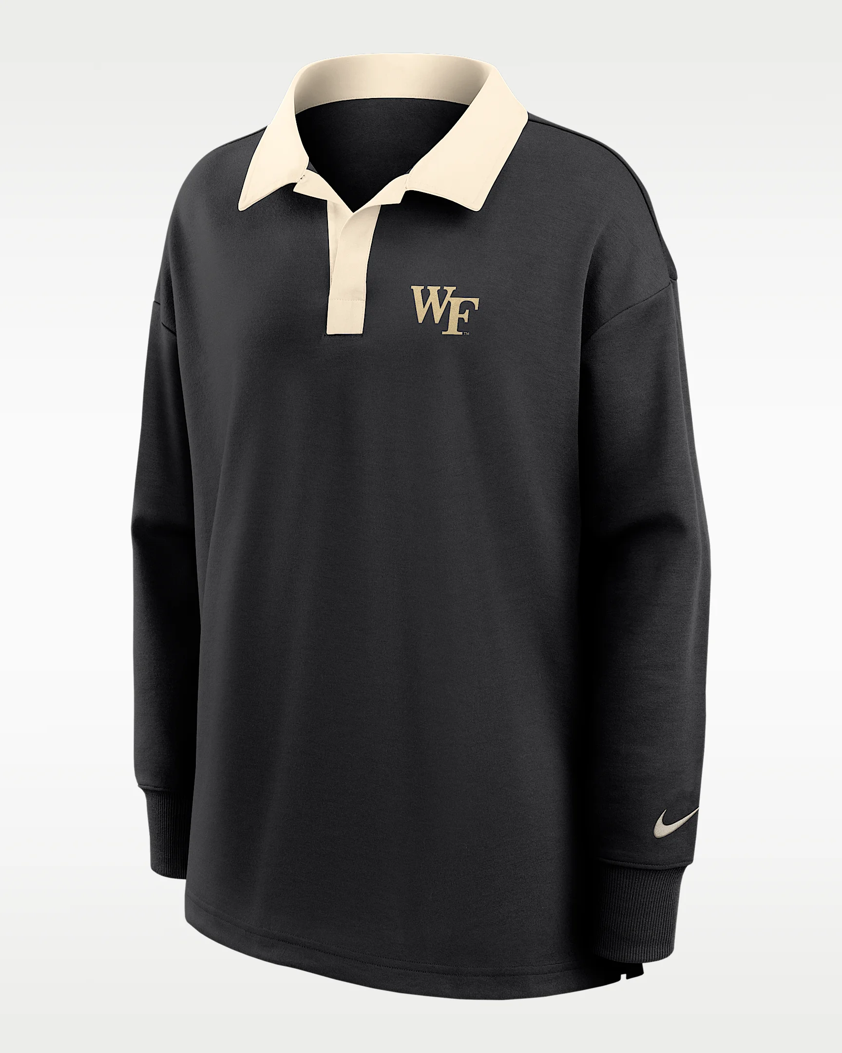 Nike College (Wake Forest) Women's Long-Sleeve Polo - 1