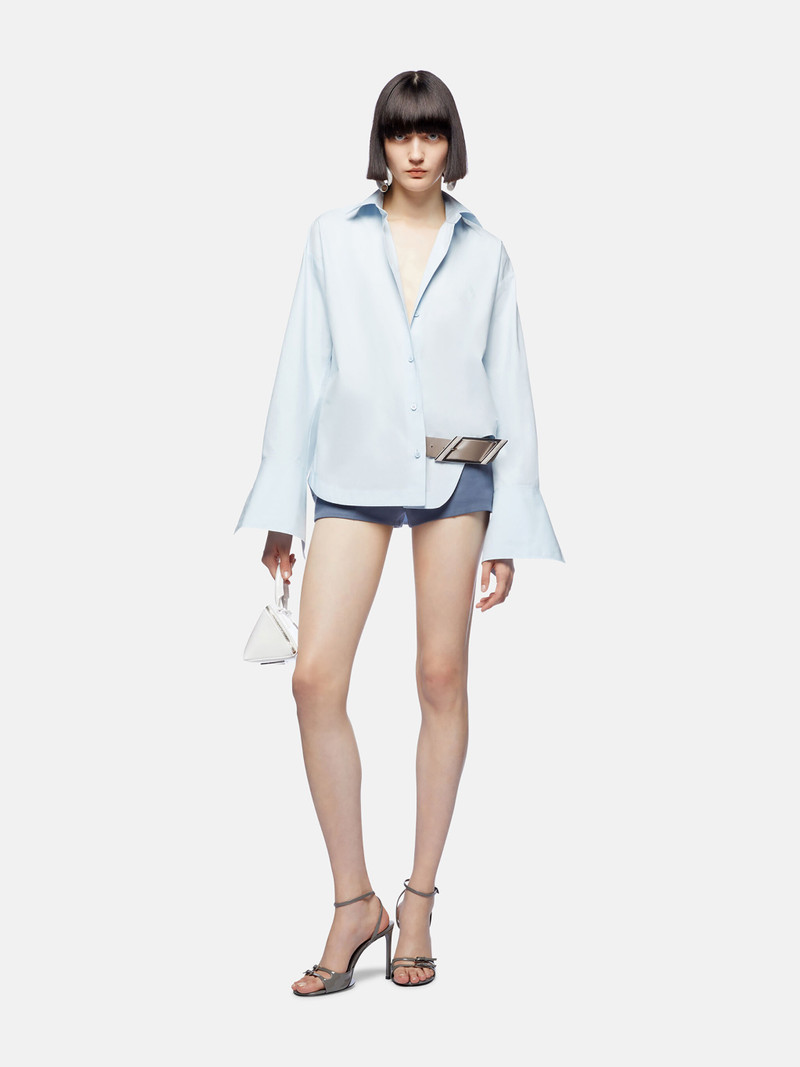 THE ATTICO ''ELIZA'' BABY BLUE SHIRT outlook